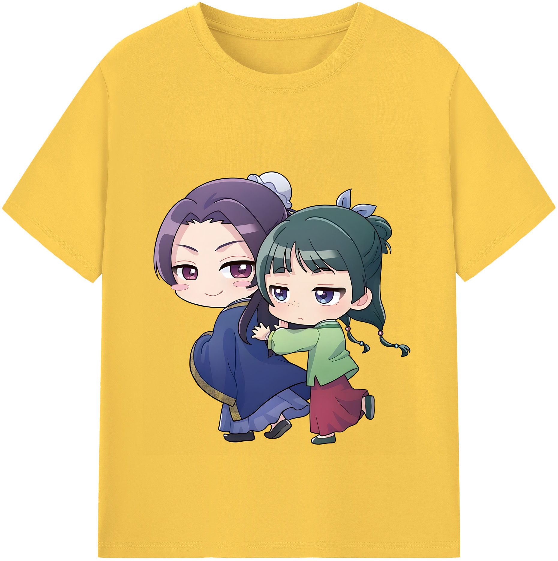 （画像用） 薬屋のひとりごと The Apothecary Diaries 綿100％半袖Tシャツ（フロントプリント）