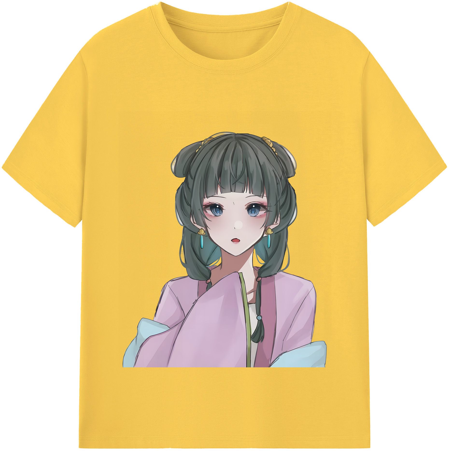 （画像用） 薬屋のひとりごと The Apothecary Diaries 綿100％半袖Tシャツ（フロントプリント）