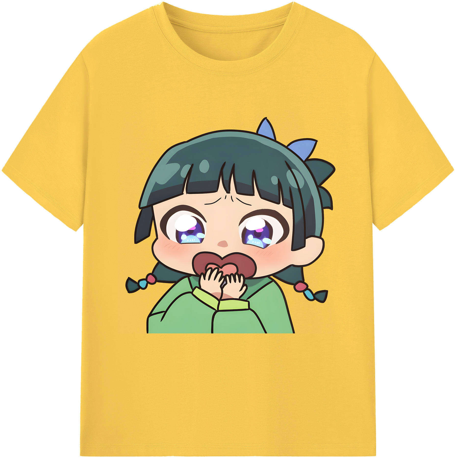 （画像用） 薬屋のひとりごと The Apothecary Diaries 綿100％半袖Tシャツ（フロントプリント）