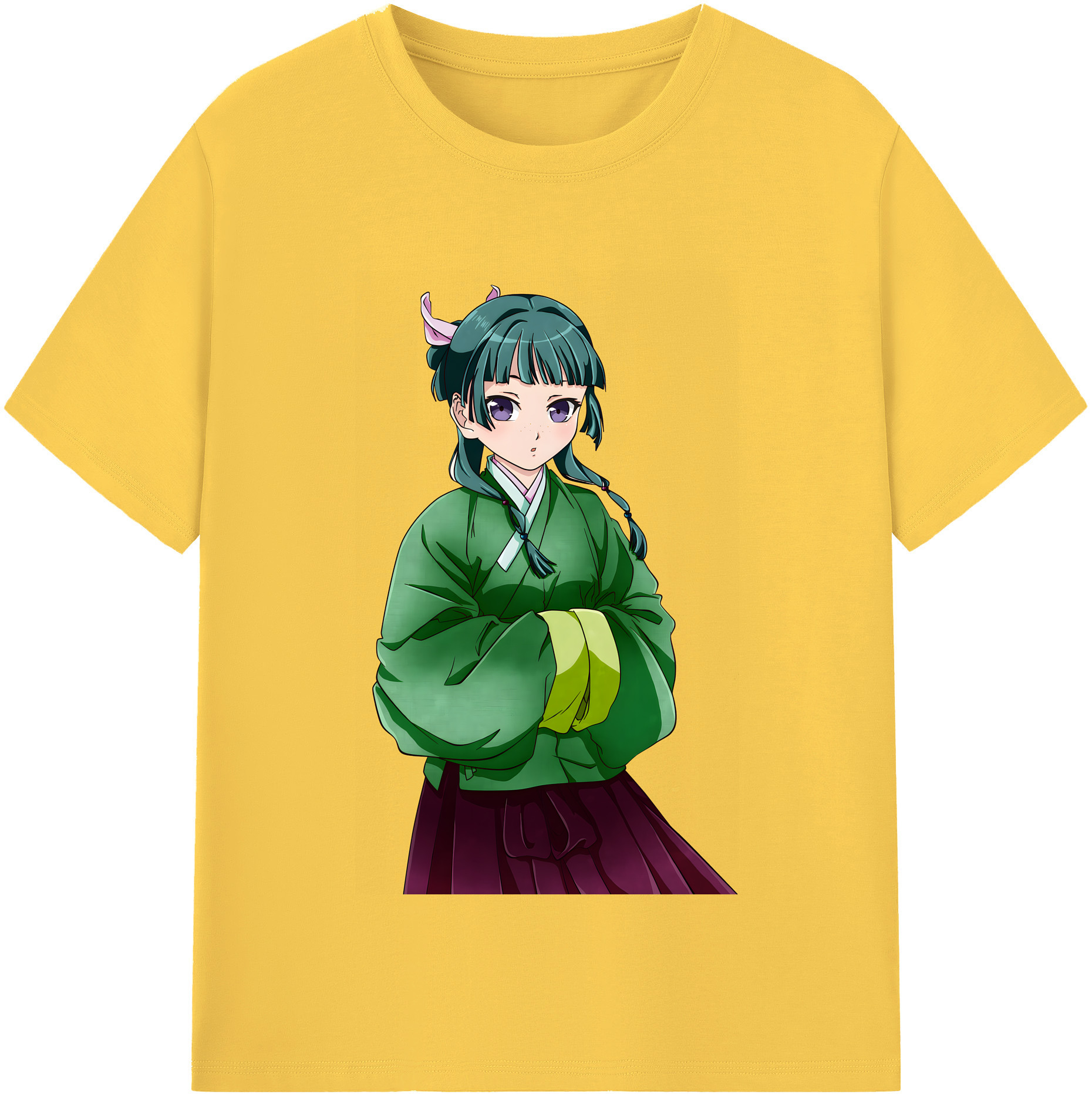 （画像用） 薬屋のひとりごと The Apothecary Diaries 綿100％半袖Tシャツ（フロントプリント）