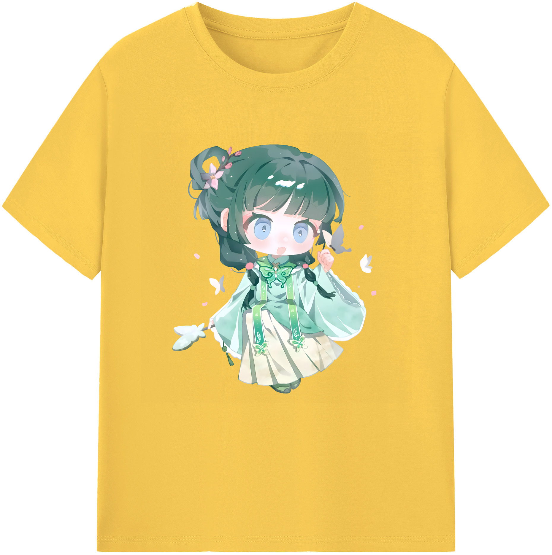 （画像用） 薬屋のひとりごと The Apothecary Diaries 綿100％半袖Tシャツ（フロントプリント）