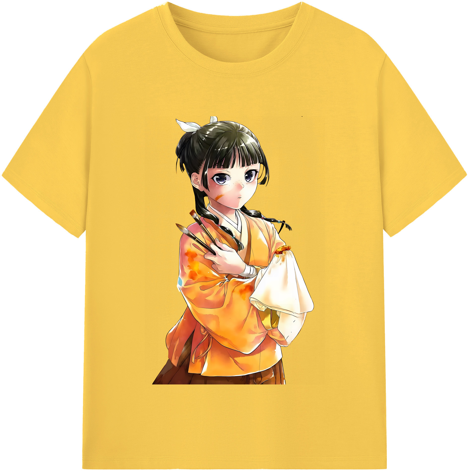 （画像用） 薬屋のひとりごと The Apothecary Diaries 綿100％半袖Tシャツ（フロントプリント）