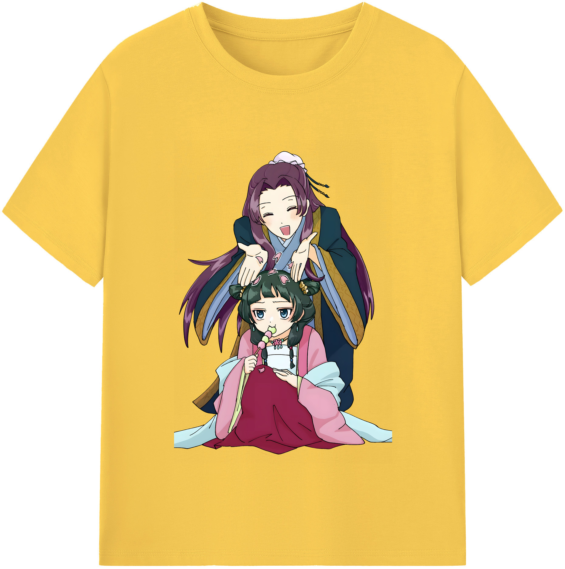 （画像用） 薬屋のひとりごと The Apothecary Diaries 綿100％半袖Tシャツ（フロントプリント）