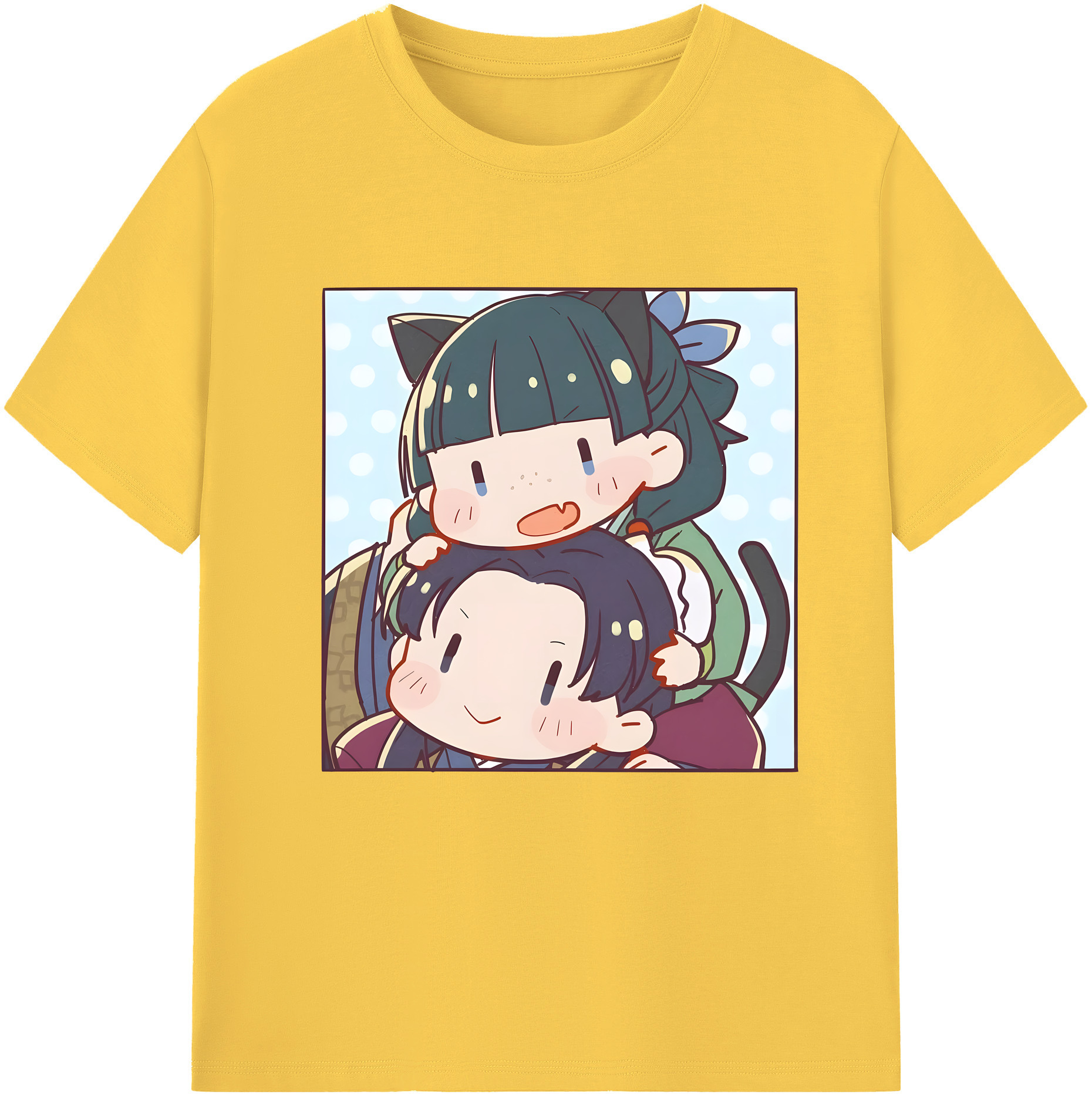 （画像用） 薬屋のひとりごと The Apothecary Diaries 綿100％半袖Tシャツ（フロントプリント）