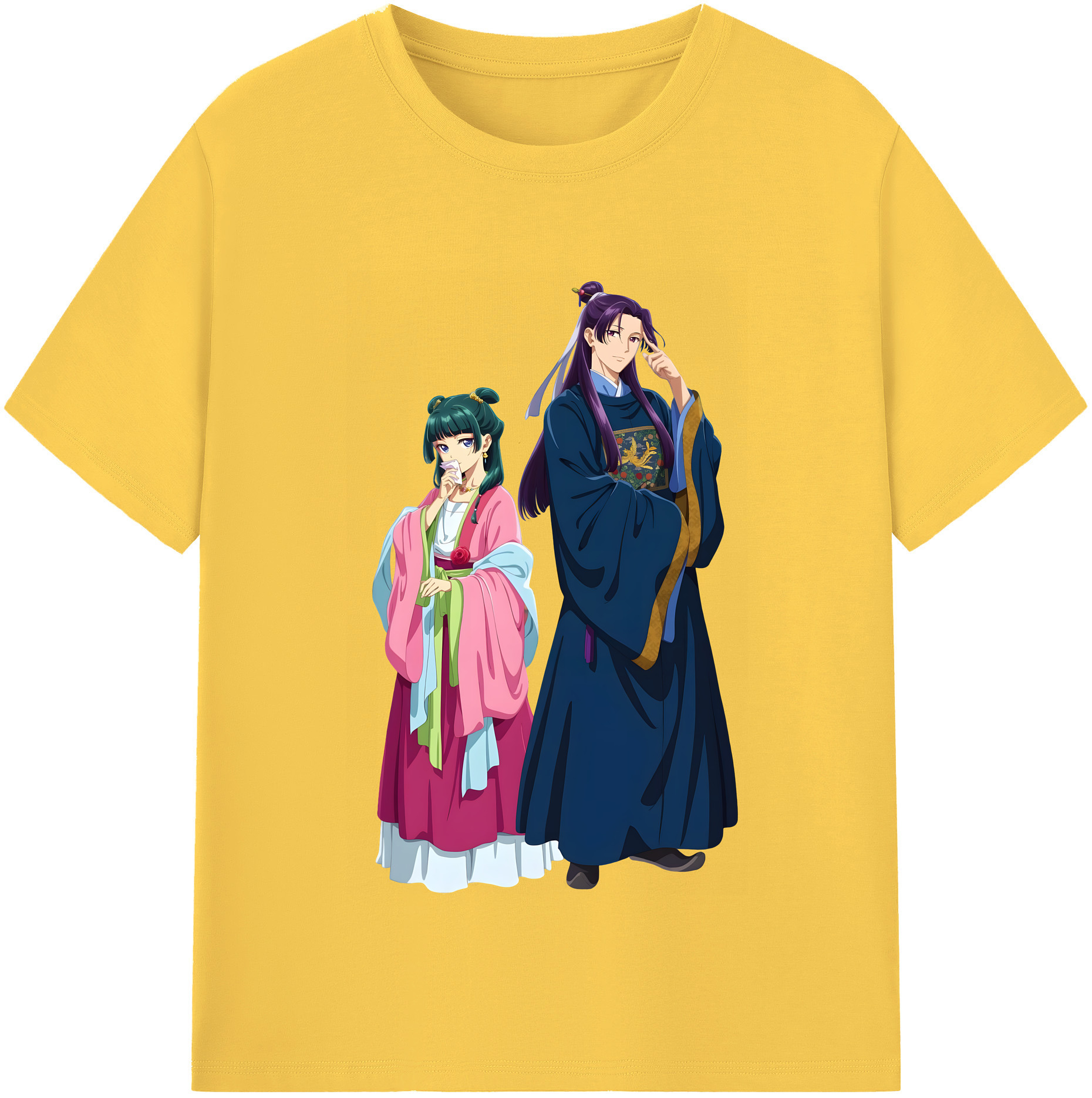 （画像用） 薬屋のひとりごと The Apothecary Diaries 綿100％半袖Tシャツ（フロントプリント）