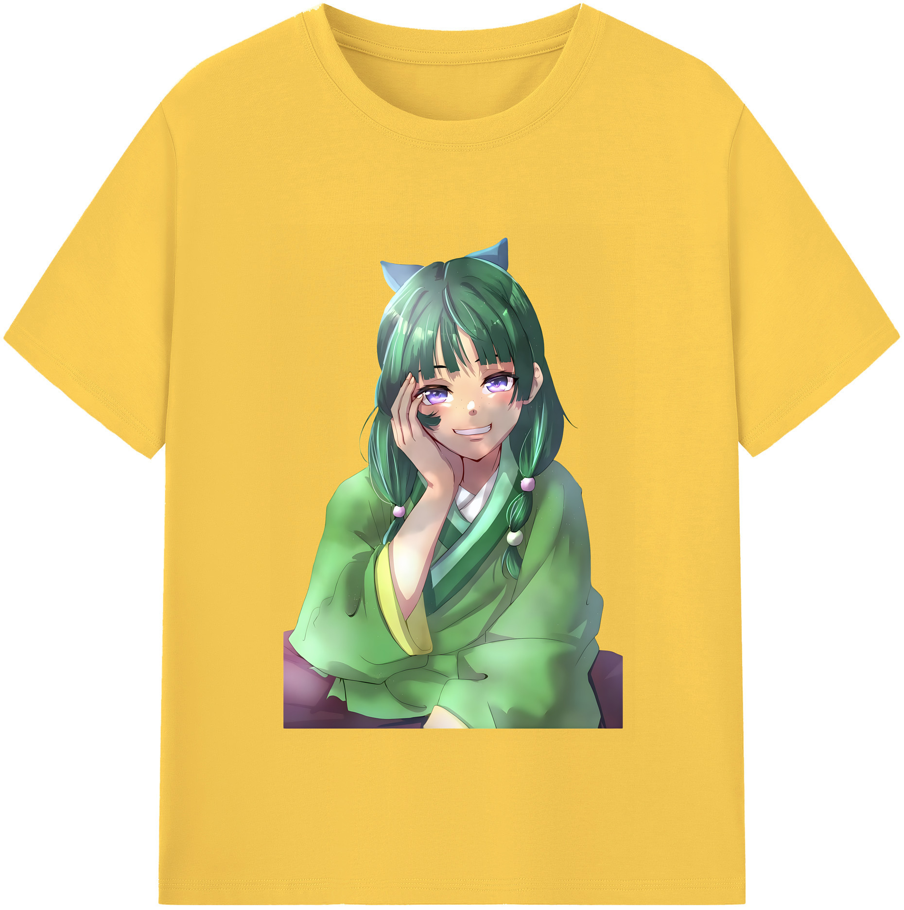 （画像用） 薬屋のひとりごと The Apothecary Diaries 綿100％半袖Tシャツ（フロントプリント）