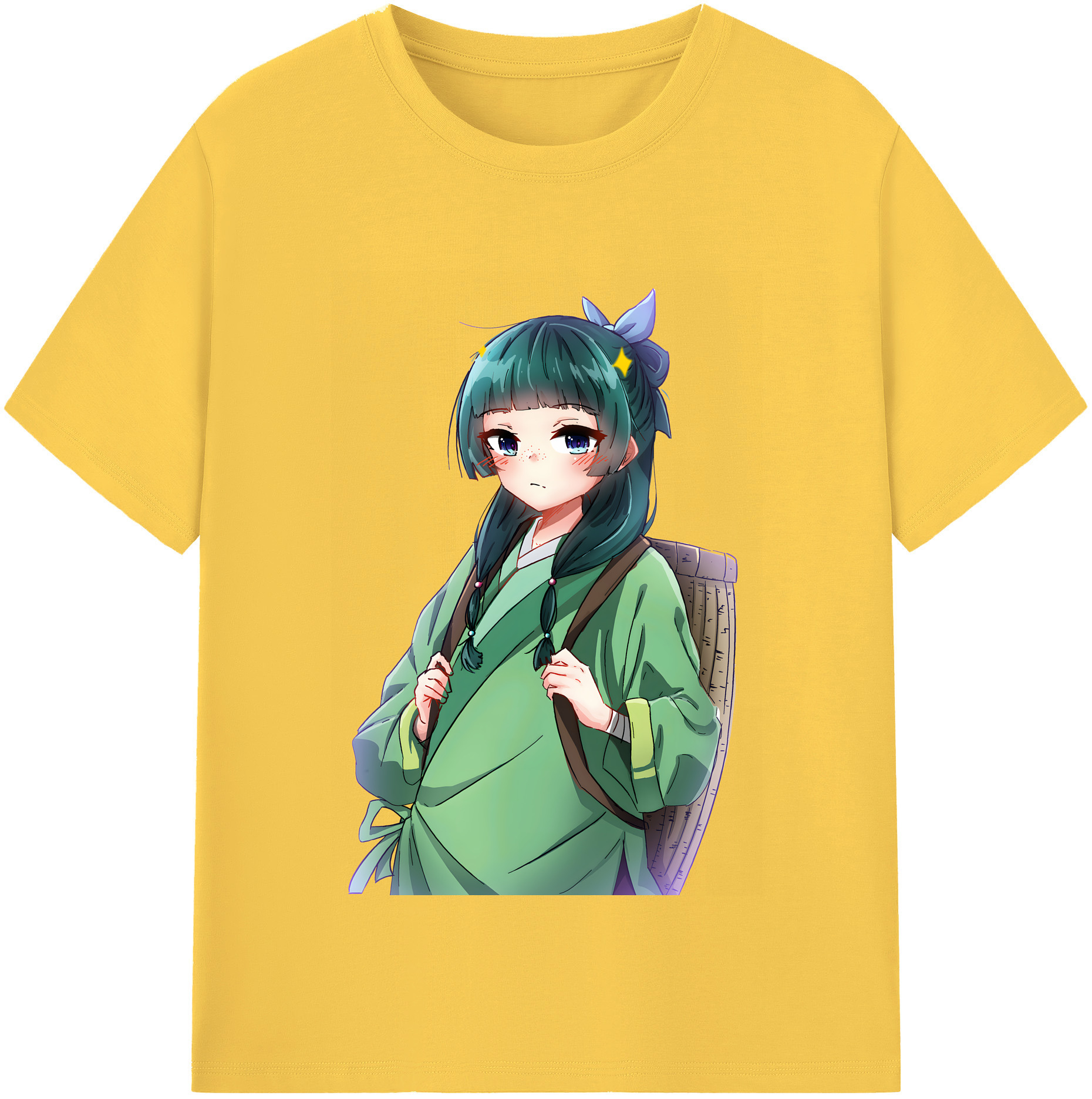 （画像用） 薬屋のひとりごと The Apothecary Diaries 綿100％半袖Tシャツ（フロントプリント）