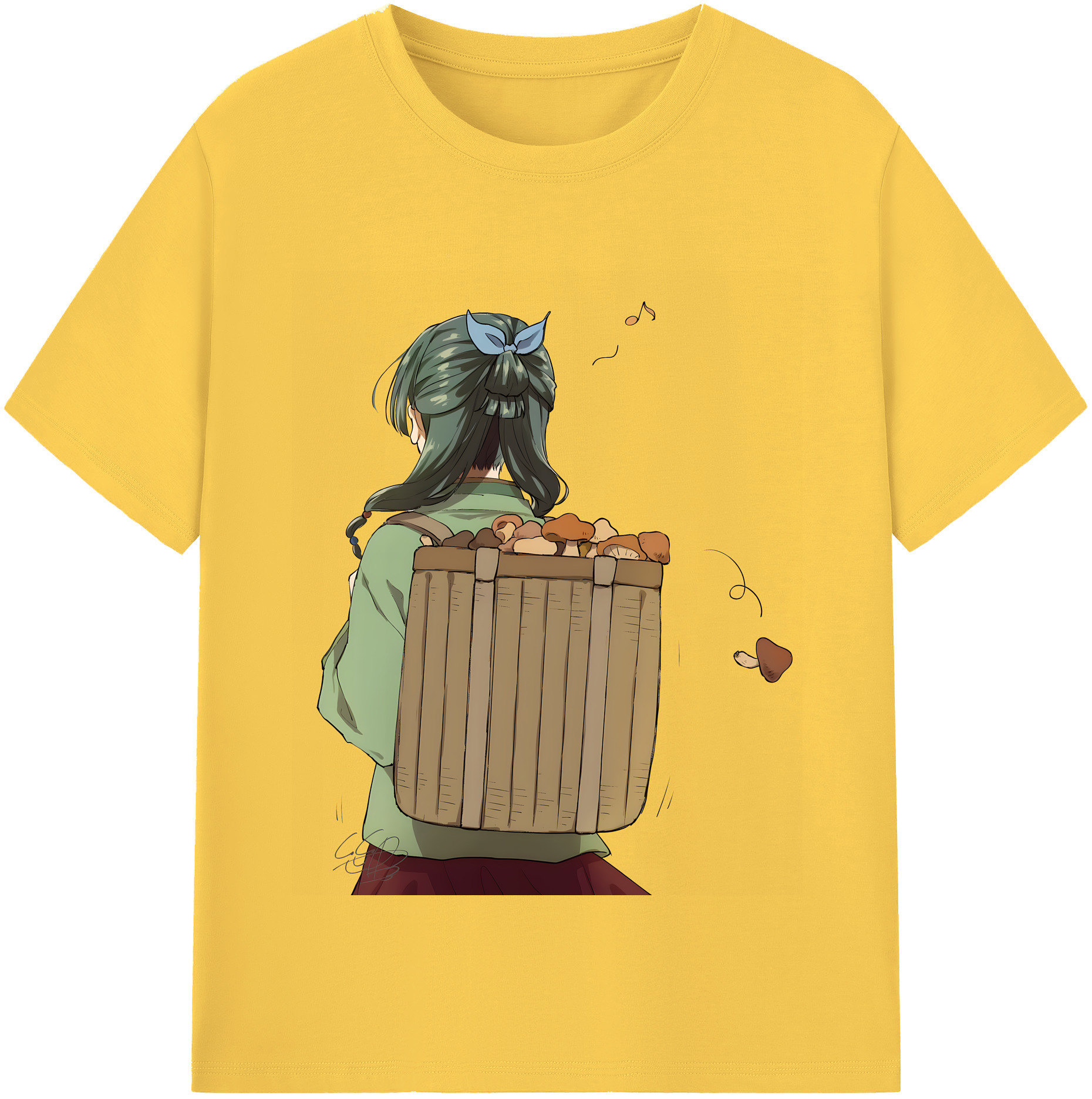 （画像用） 薬屋のひとりごと The Apothecary Diaries 綿100％半袖Tシャツ（フロントプリント）