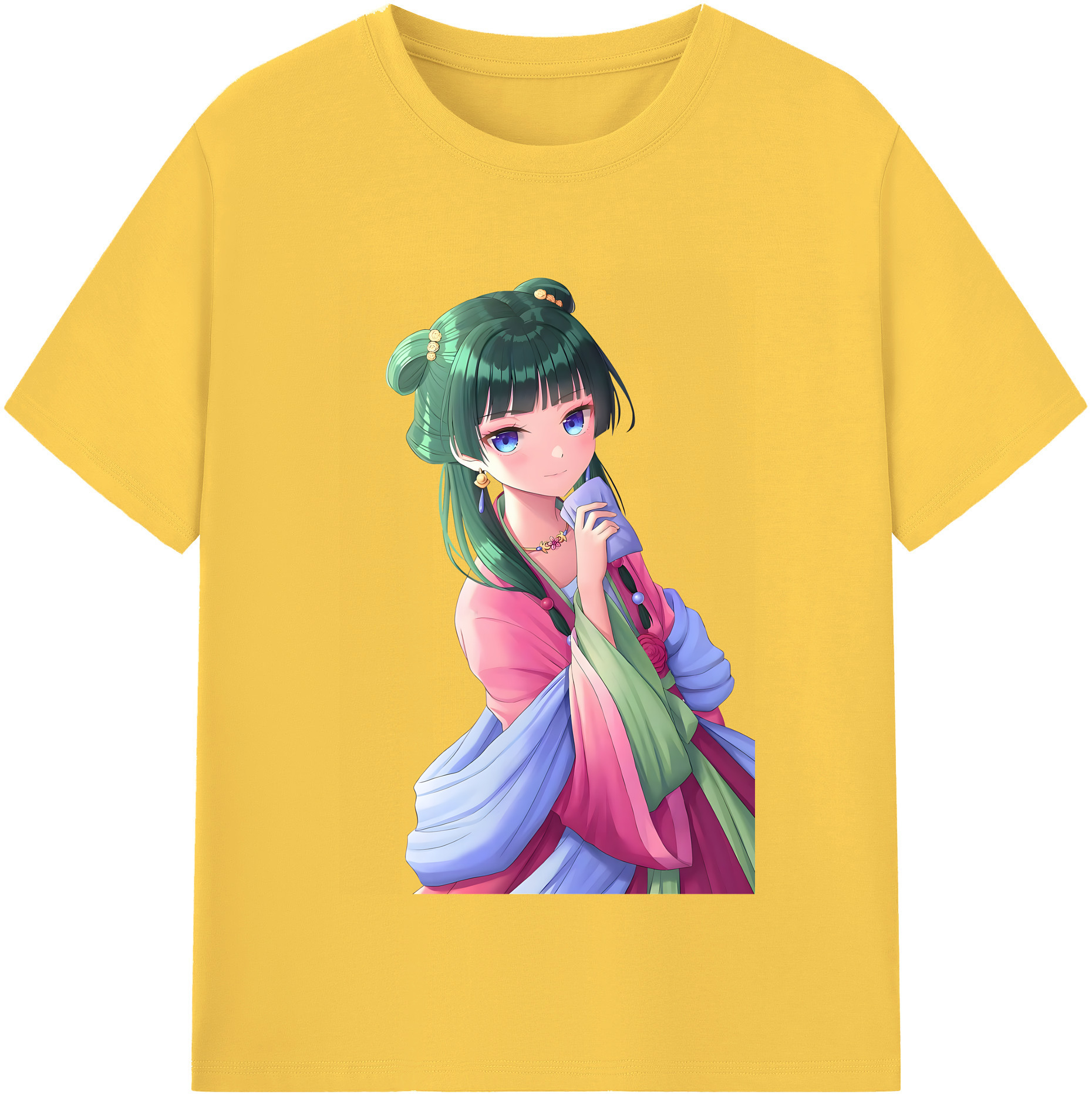 （画像用） 薬屋のひとりごと The Apothecary Diaries 綿100％半袖Tシャツ（フロントプリント）