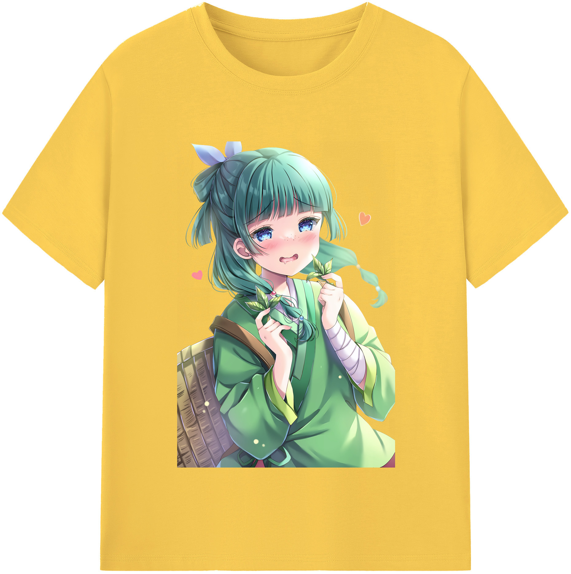（画像用） 薬屋のひとりごと The Apothecary Diaries 綿100％半袖Tシャツ（フロントプリント）