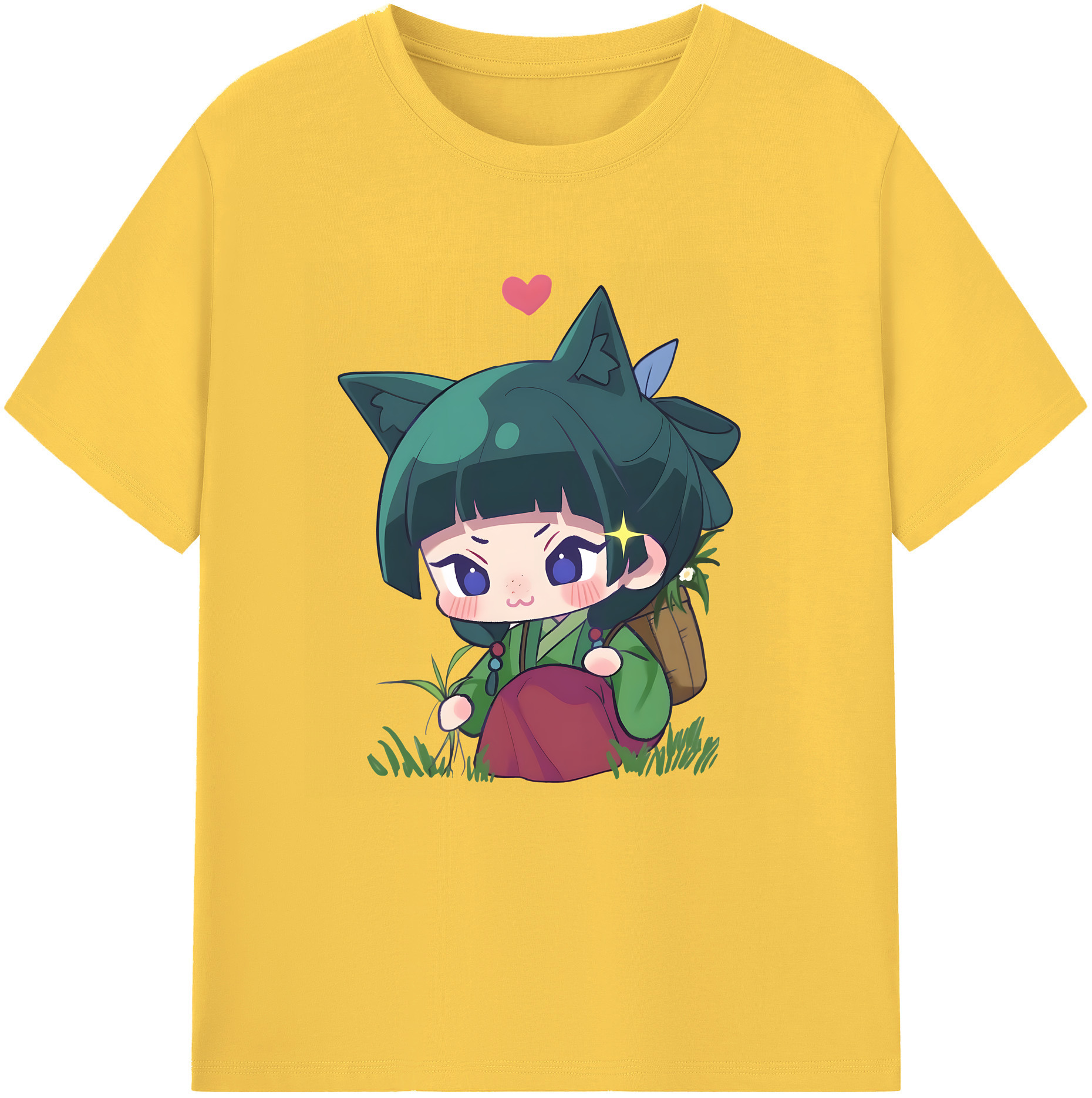 （画像用） 薬屋のひとりごと The Apothecary Diaries 綿100％半袖Tシャツ（フロントプリント）