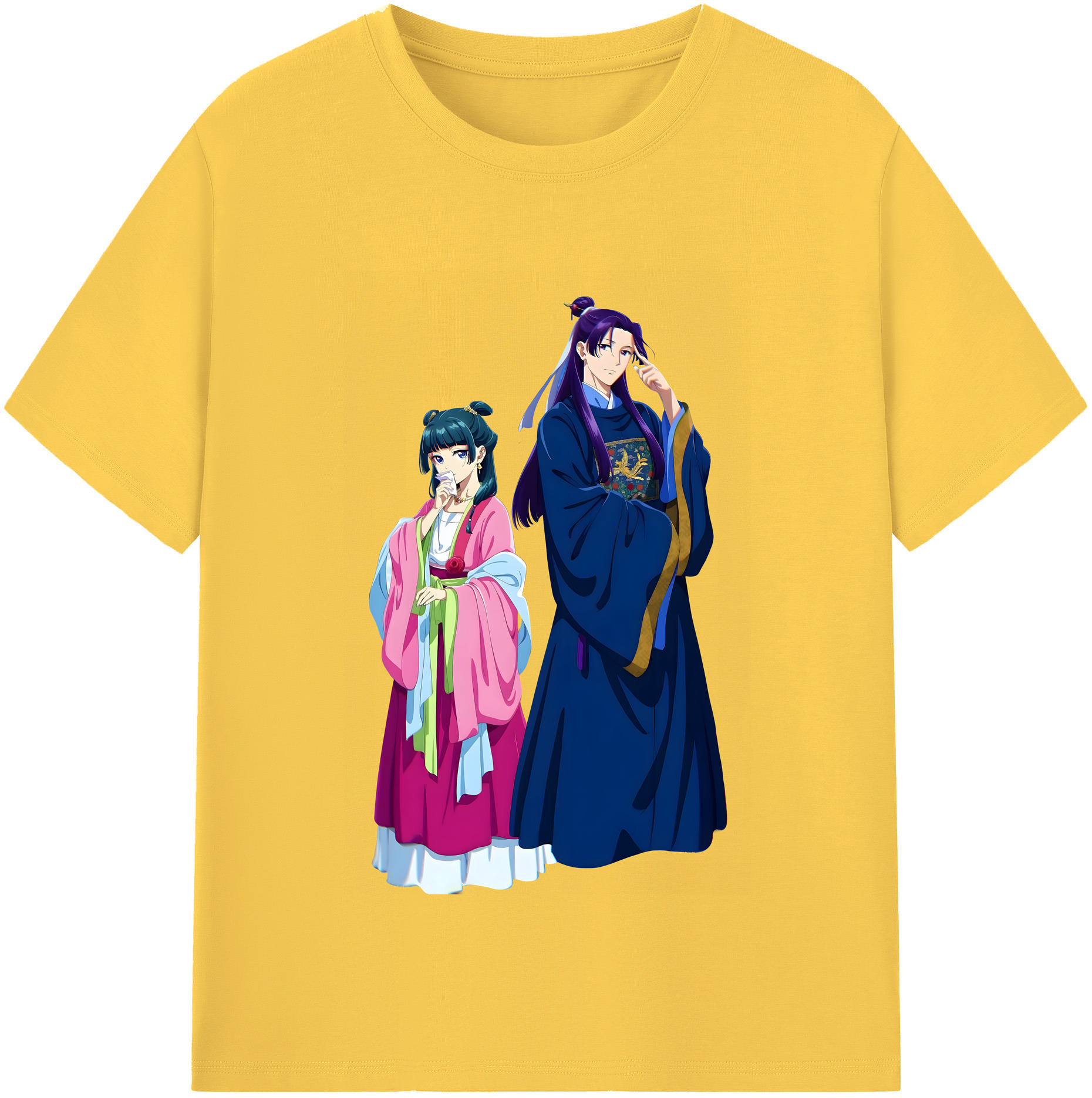 （画像用） 薬屋のひとりごと The Apothecary Diaries 綿100％半袖Tシャツ（フロントプリント）