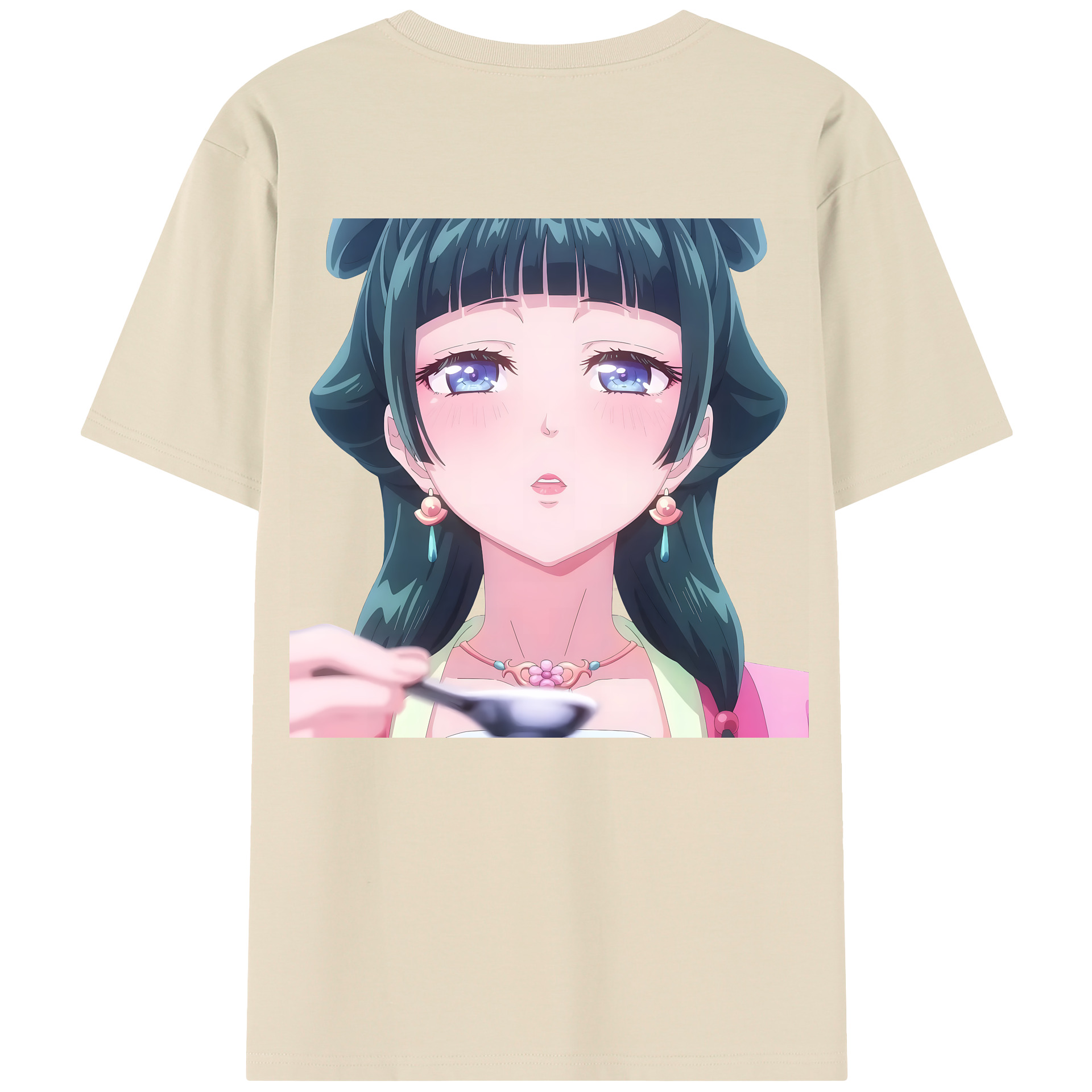 （画像用） 薬屋のひとりごと The Apothecary Diaries 綿100％半袖Tシャツ（背面プリント）