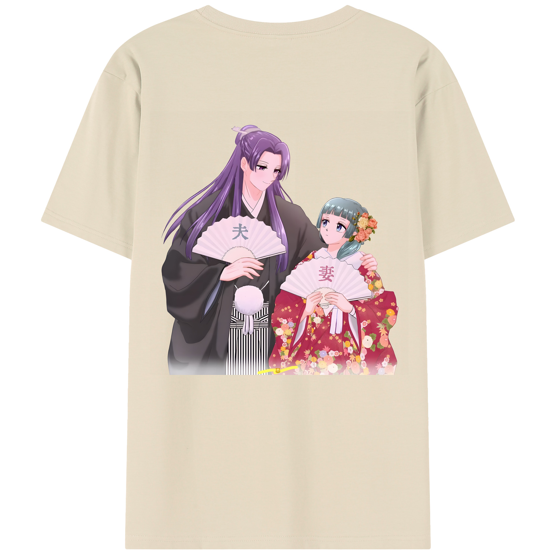 （画像用） 薬屋のひとりごと The Apothecary Diaries 綿100％半袖Tシャツ（背面プリント）