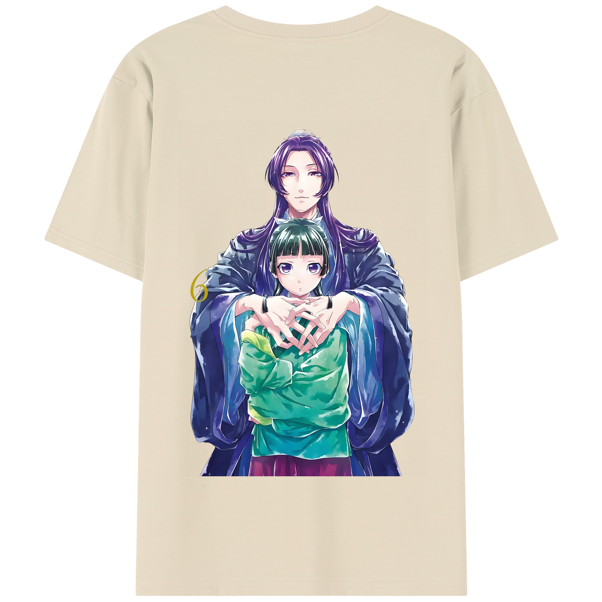 （画像用） 薬屋のひとりごと The Apothecary Diaries 綿100％半袖Tシャツ（背面プリント）