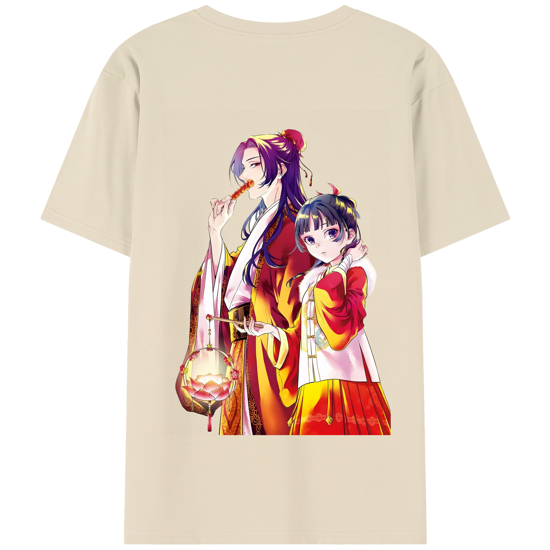 （画像用） 薬屋のひとりごと The Apothecary Diaries 綿100％半袖Tシャツ（背面プリント）