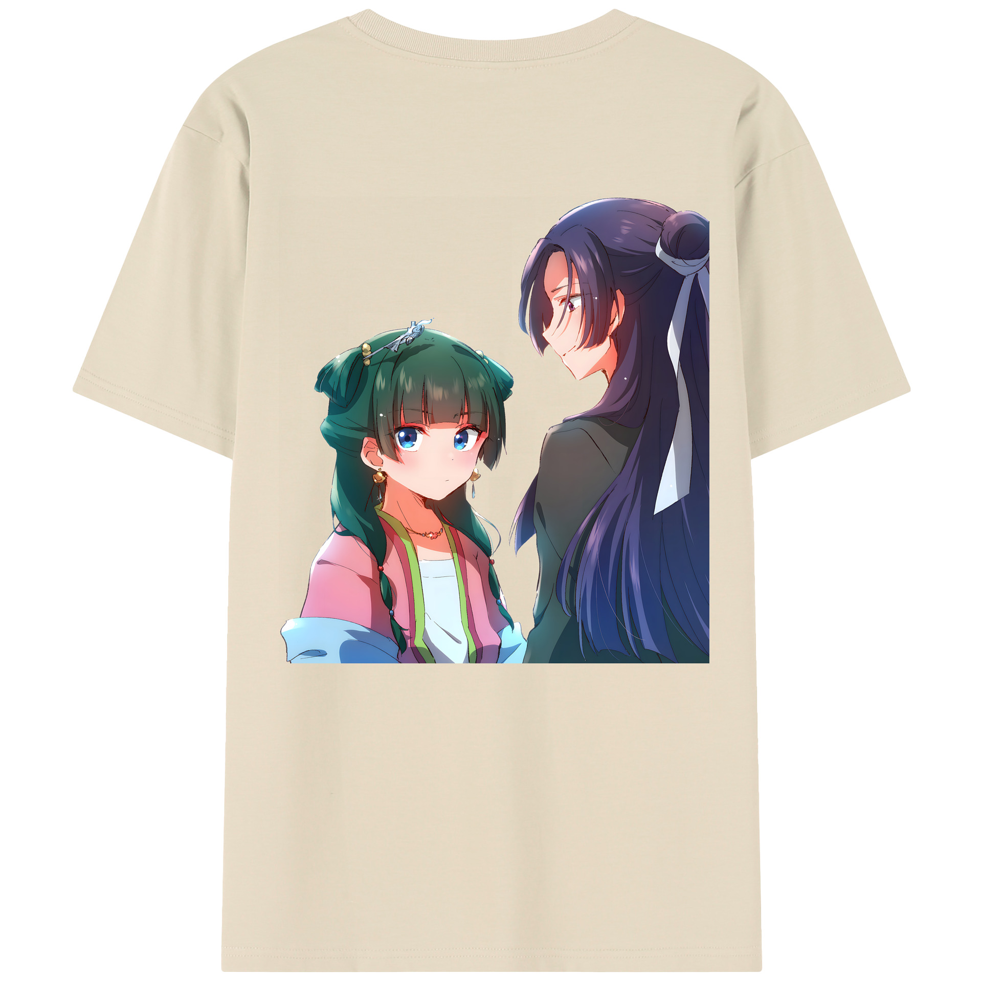 （画像用） 薬屋のひとりごと The Apothecary Diaries 綿100％半袖Tシャツ（背面プリント）