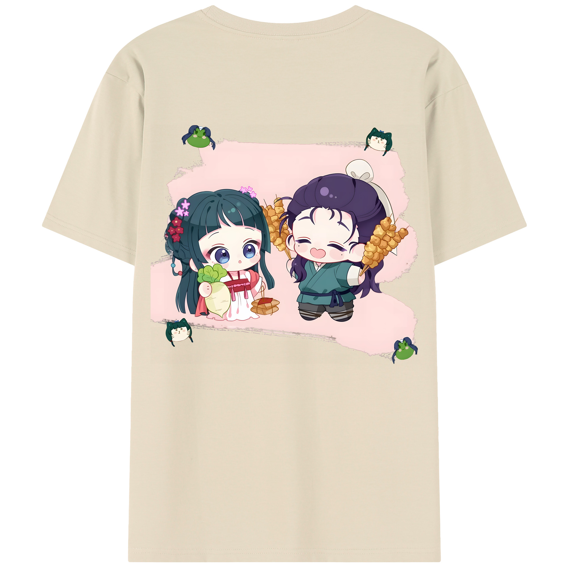 （画像用） 薬屋のひとりごと The Apothecary Diaries 綿100％半袖Tシャツ（背面プリント）