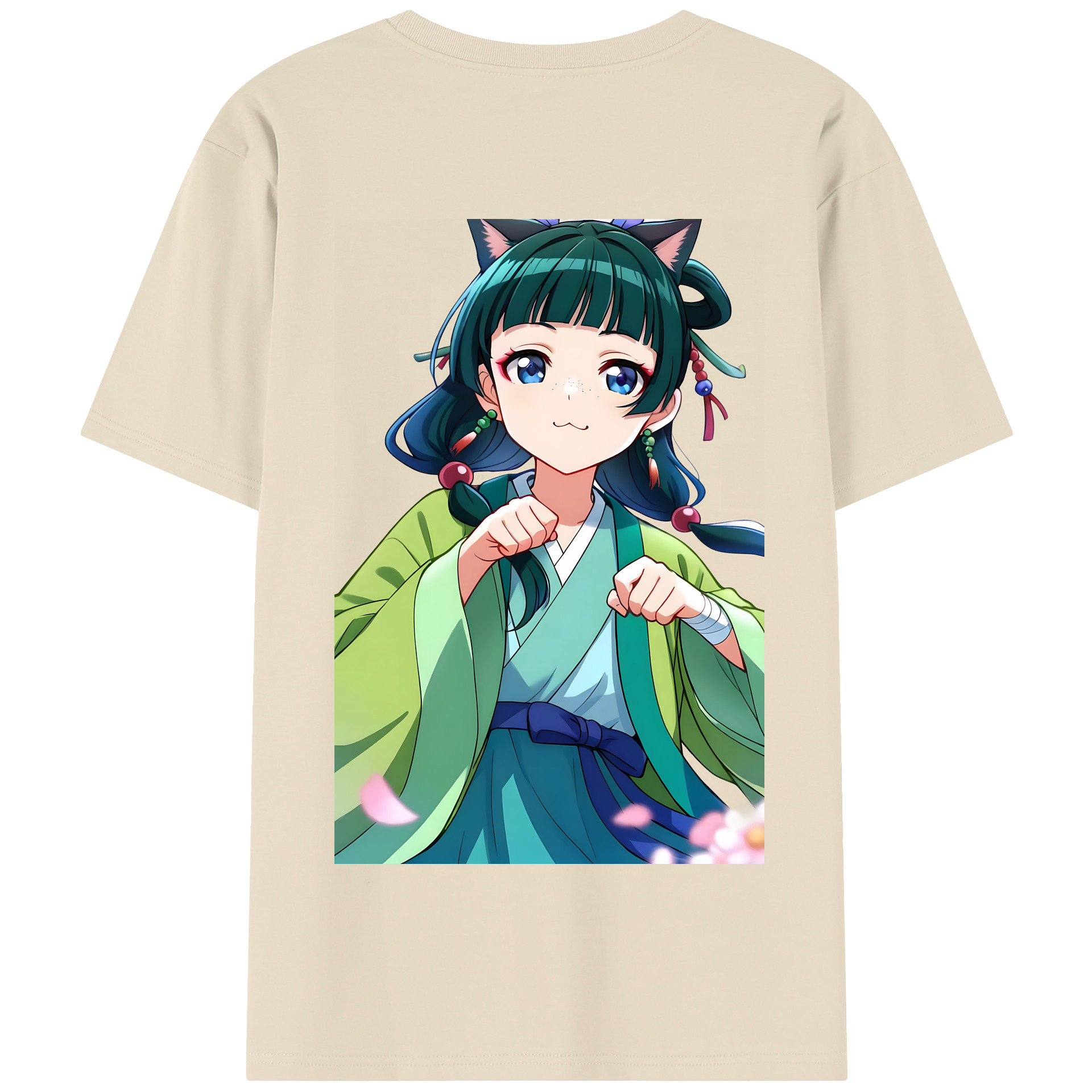 （画像用） 薬屋のひとりごと The Apothecary Diaries 綿100％半袖Tシャツ（背面プリント）