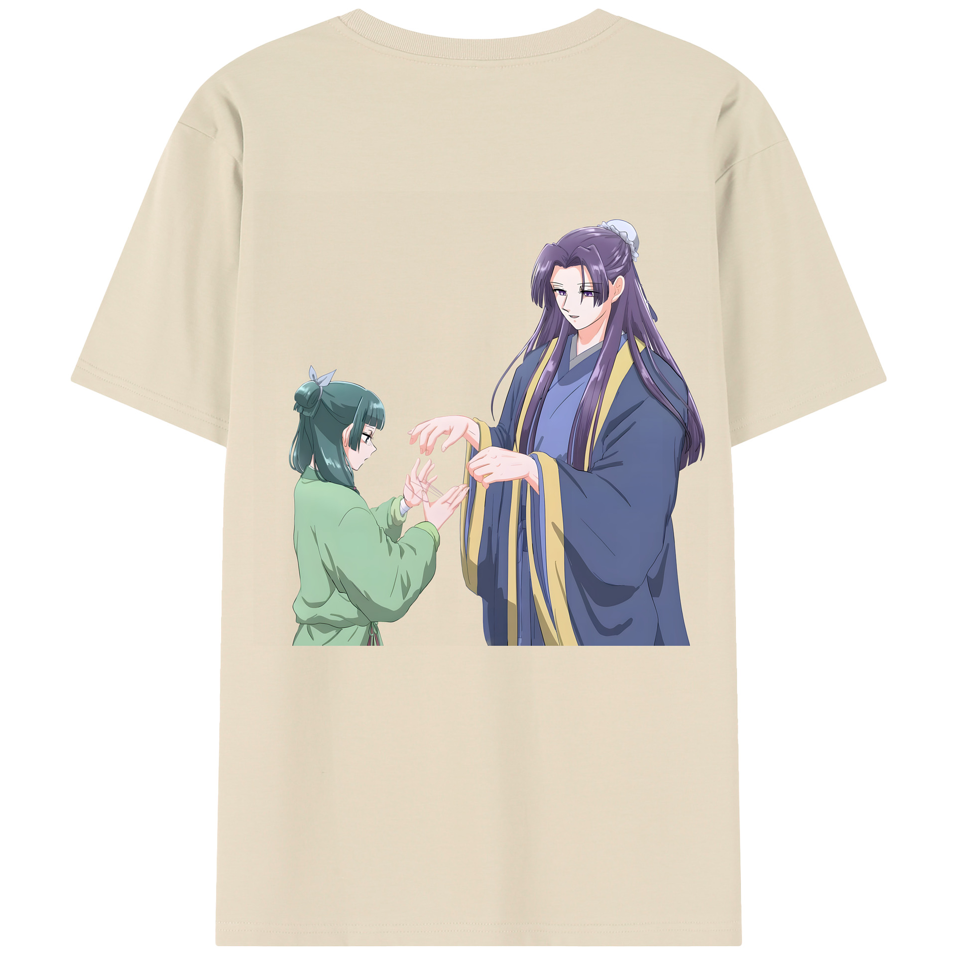 （画像用） 薬屋のひとりごと The Apothecary Diaries 綿100％半袖Tシャツ（背面プリント）