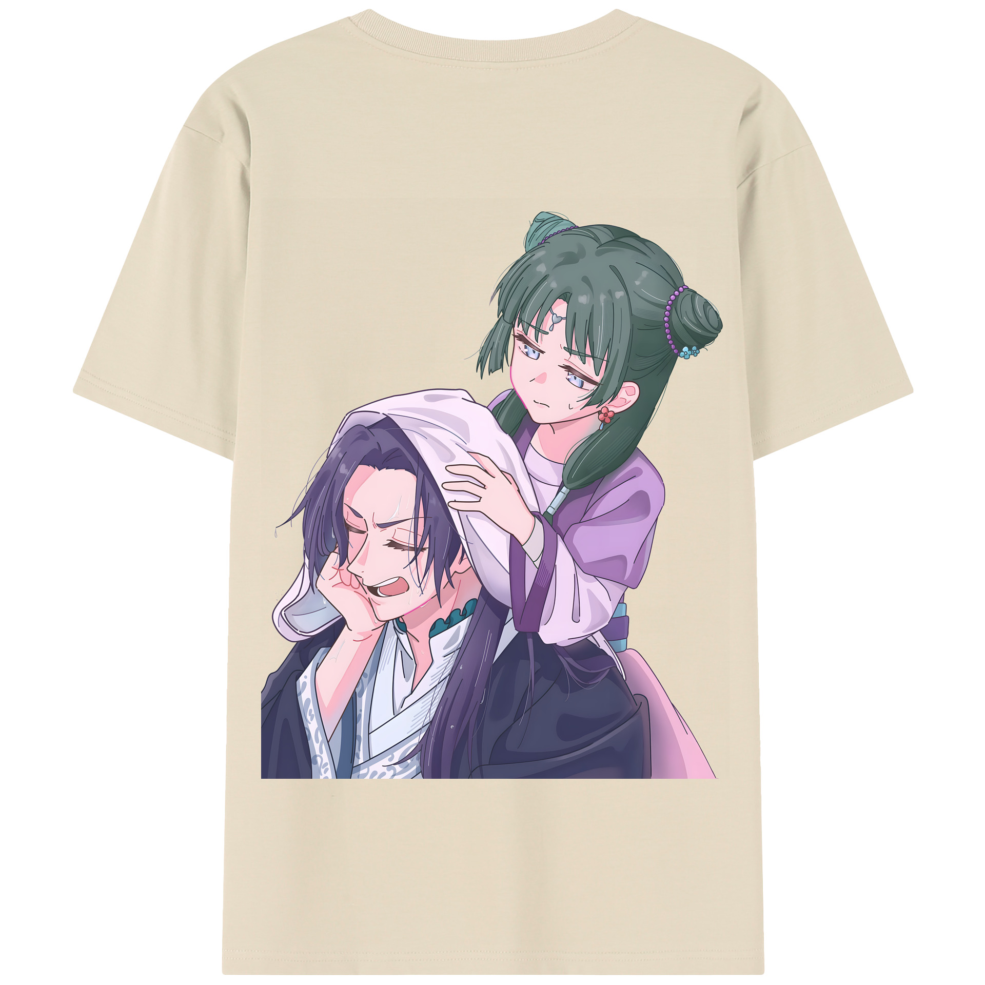 （画像用） 薬屋のひとりごと The Apothecary Diaries 綿100％半袖Tシャツ（背面プリント）