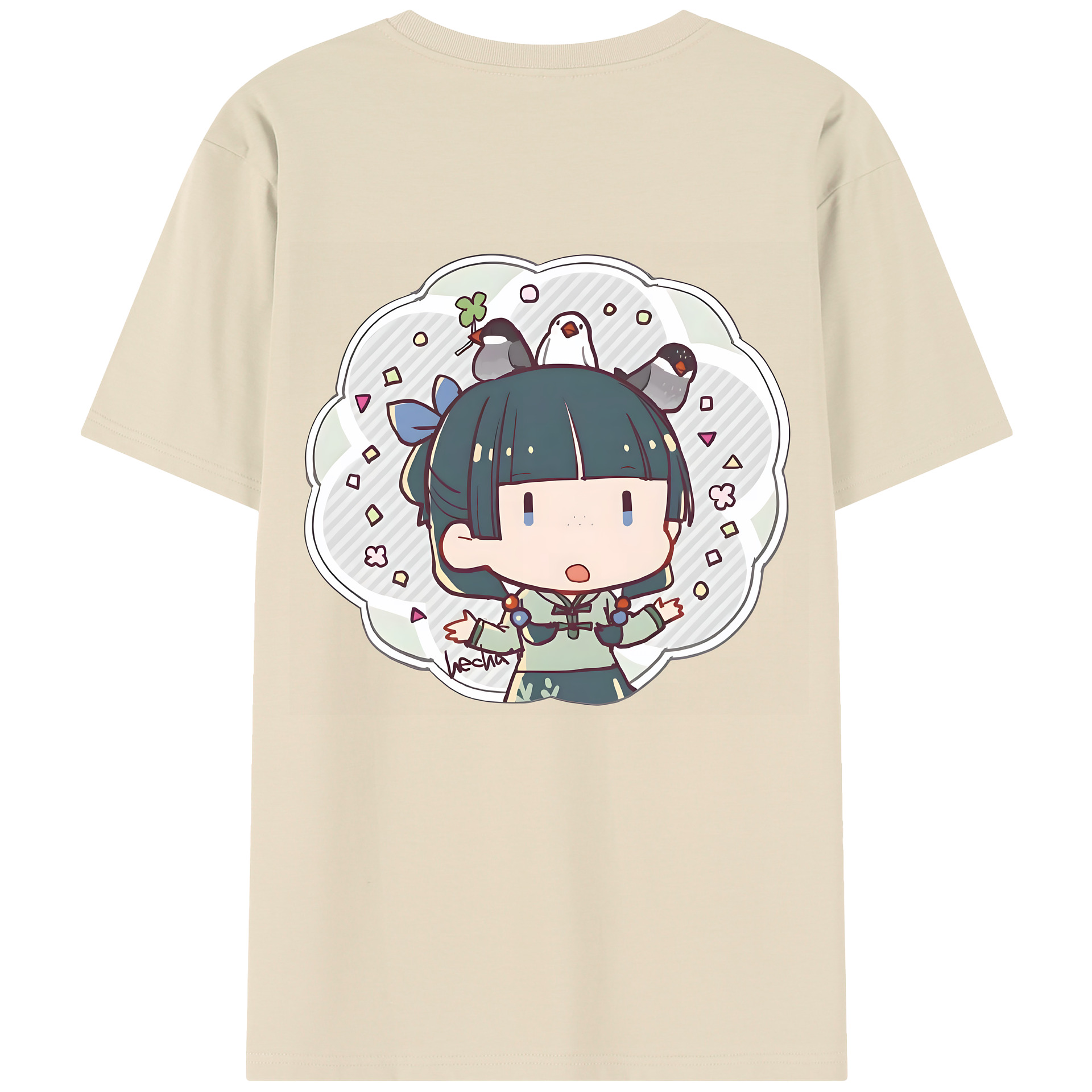 （画像用） 薬屋のひとりごと The Apothecary Diaries 綿100％半袖Tシャツ（背面プリント）