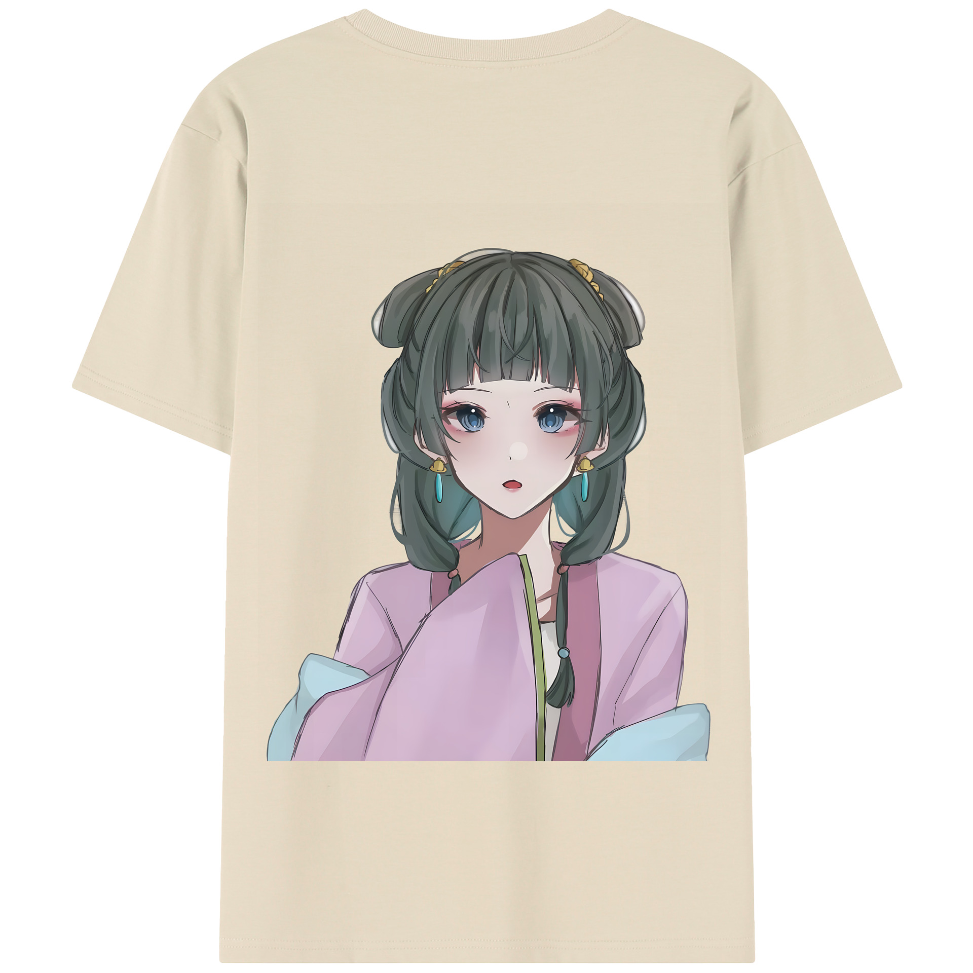 （画像用） 薬屋のひとりごと The Apothecary Diaries 綿100％半袖Tシャツ（背面プリント）