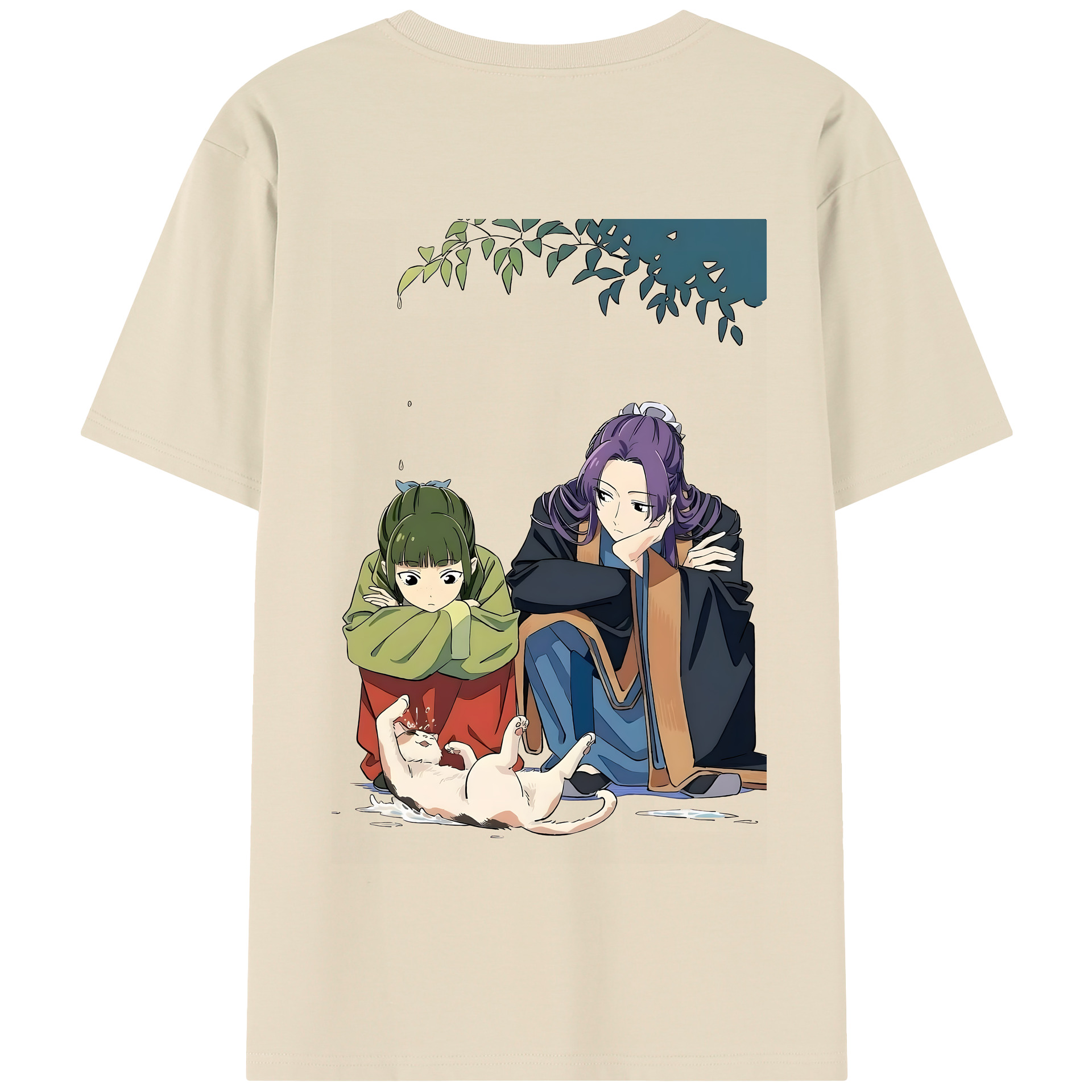 （画像用） 薬屋のひとりごと The Apothecary Diaries 綿100％半袖Tシャツ（背面プリント）