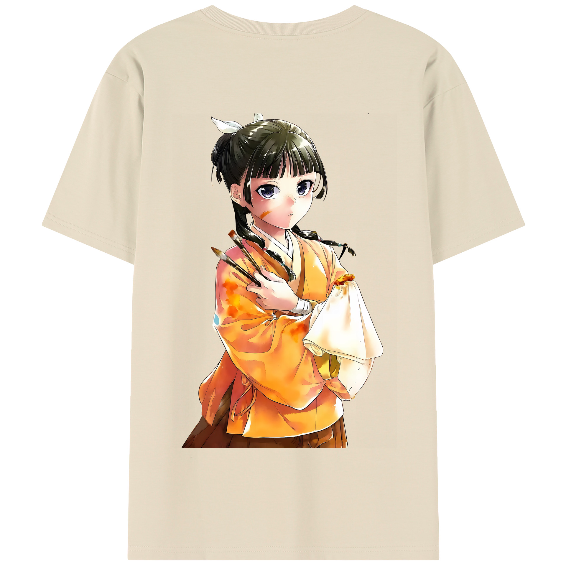 （画像用） 薬屋のひとりごと The Apothecary Diaries 綿100％半袖Tシャツ（背面プリント）