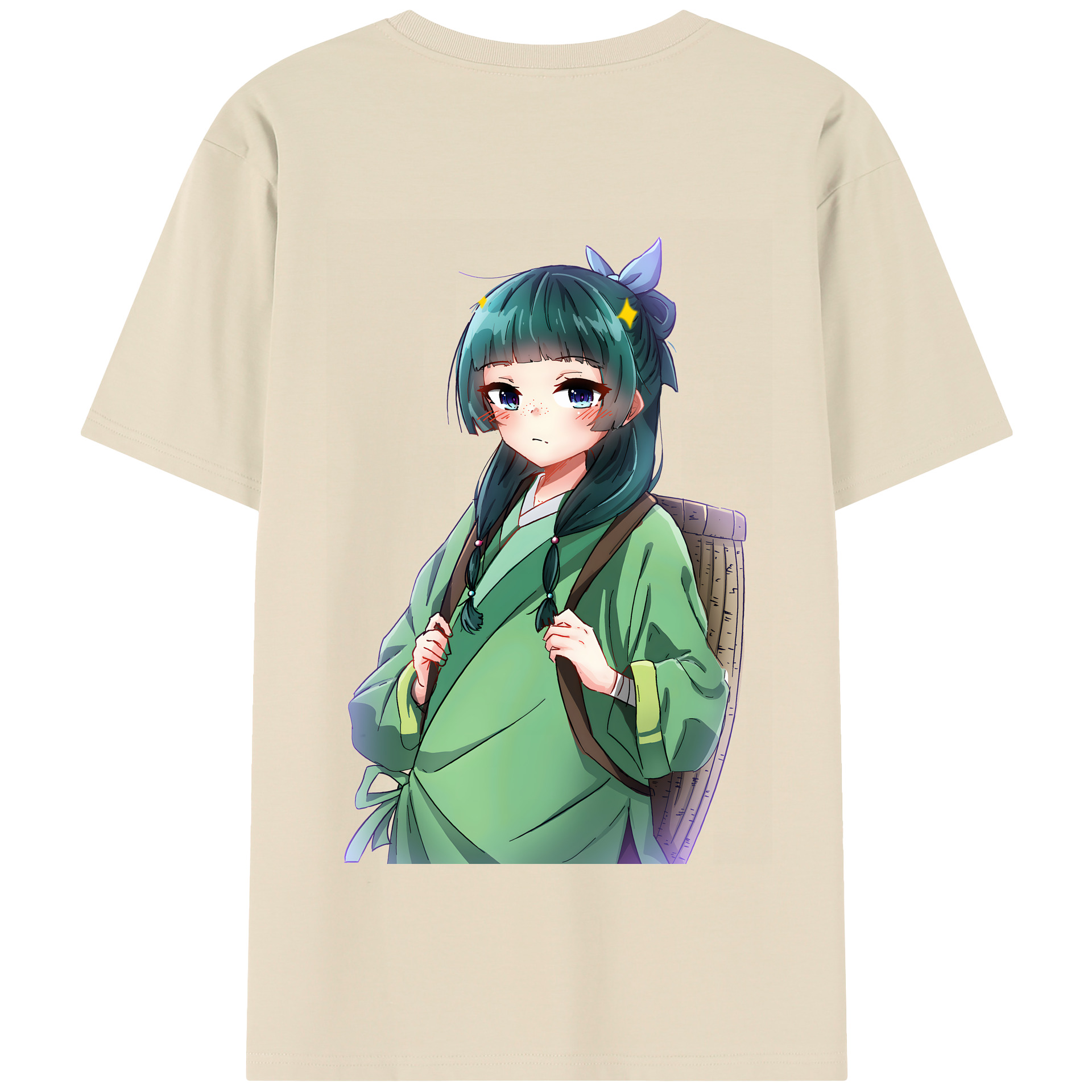 （画像用） 薬屋のひとりごと The Apothecary Diaries 綿100％半袖Tシャツ（背面プリント）