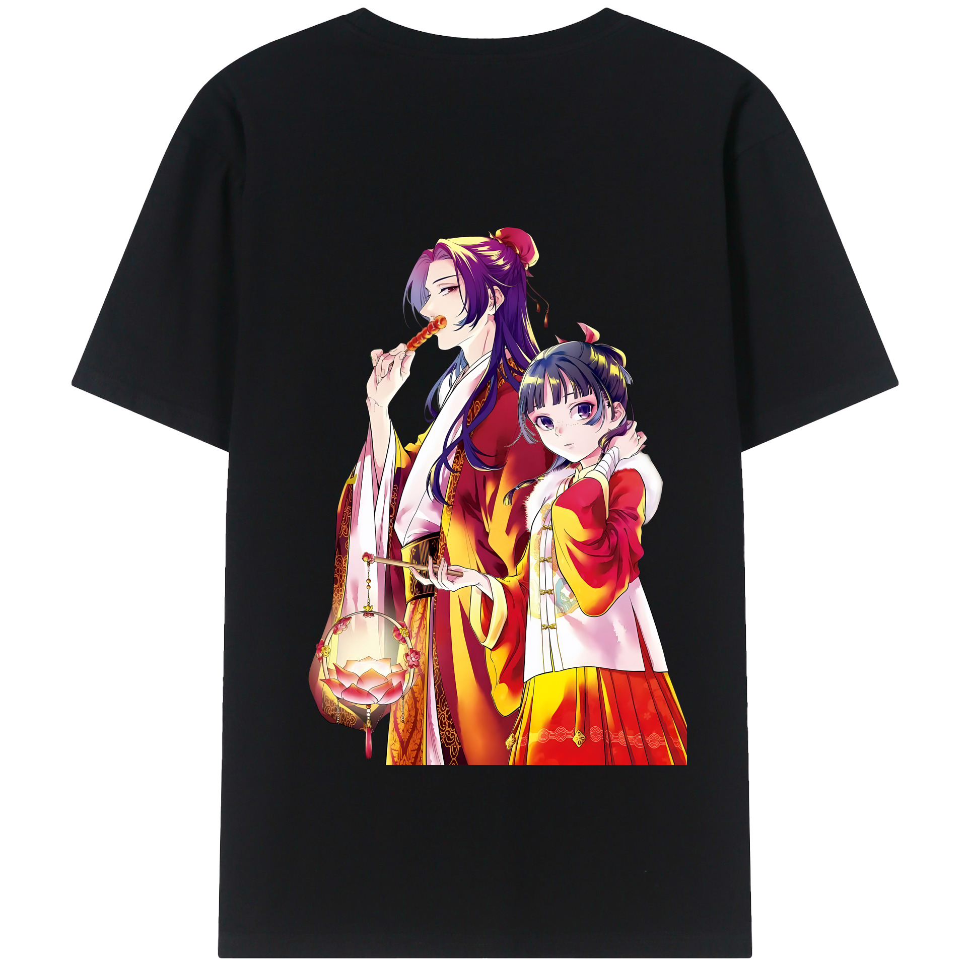 （画像用） 薬屋のひとりごと The Apothecary Diaries 綿100％半袖Tシャツ（背面プリント）