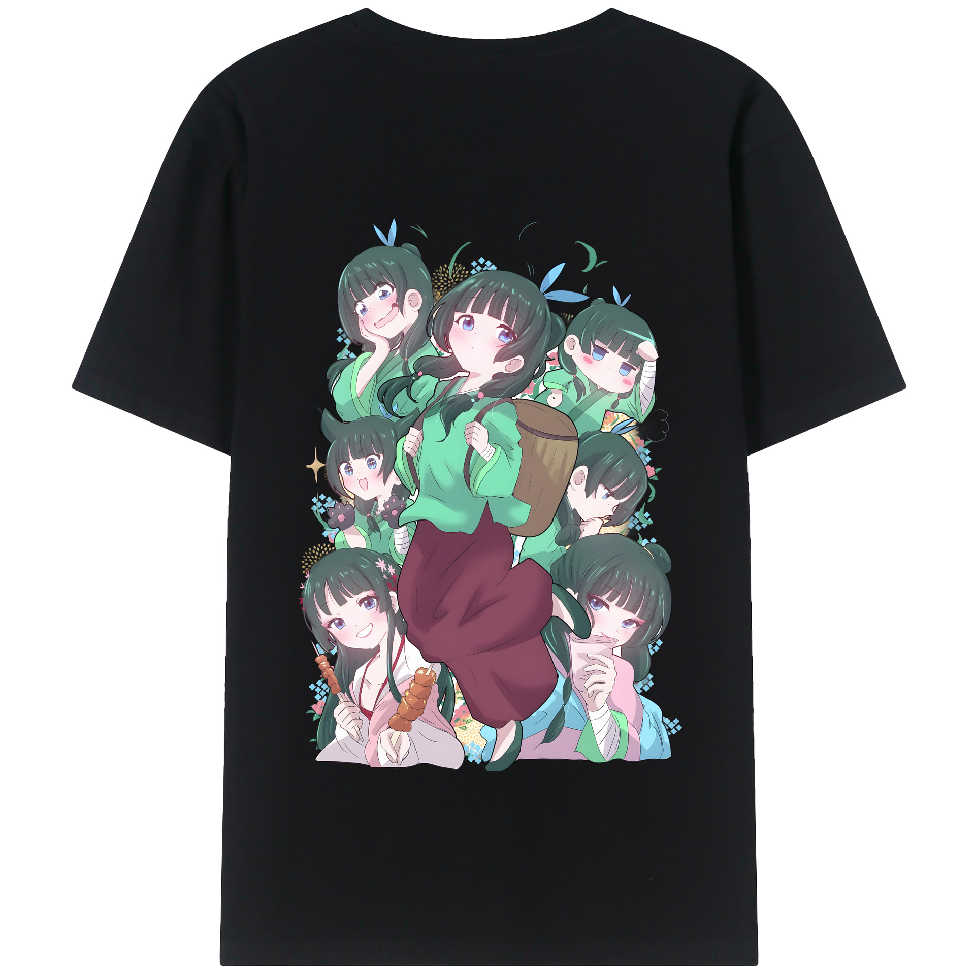 （画像用） 薬屋のひとりごと The Apothecary Diaries 綿100％半袖Tシャツ（背面プリント）