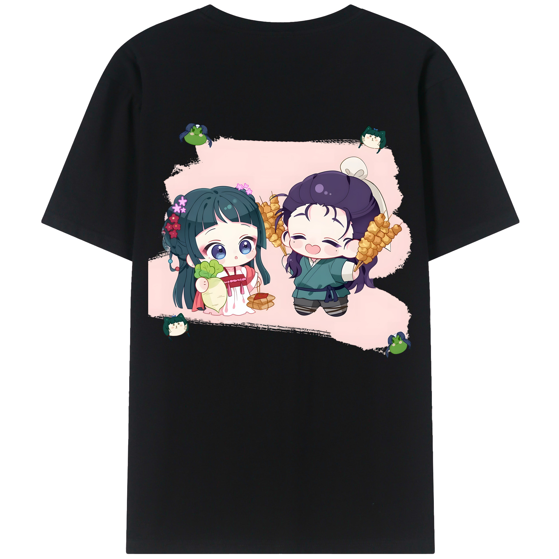 （画像用） 薬屋のひとりごと The Apothecary Diaries 綿100％半袖Tシャツ（背面プリント）