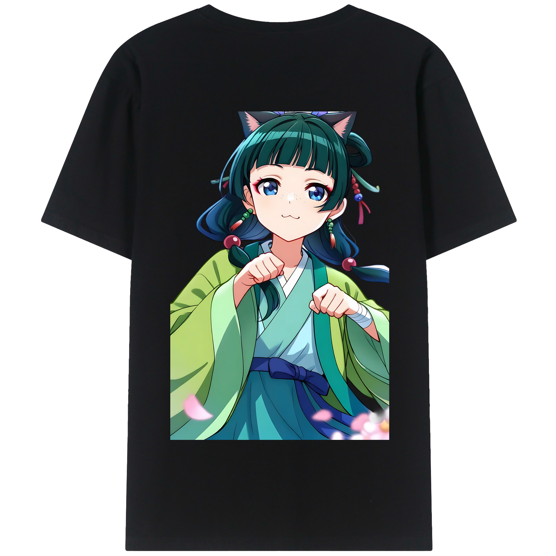 （画像用） 薬屋のひとりごと The Apothecary Diaries 綿100％半袖Tシャツ（背面プリント）