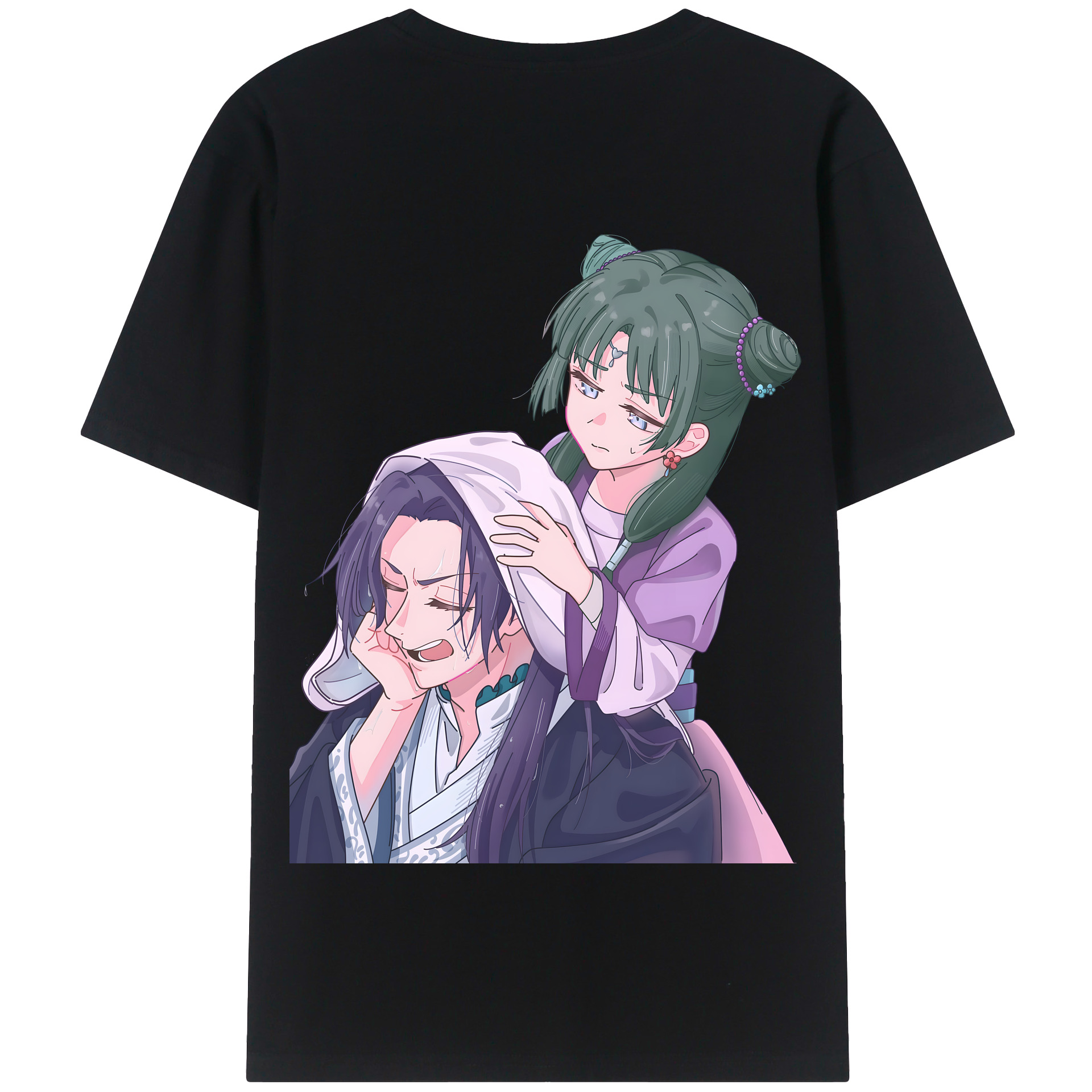 （画像用） 薬屋のひとりごと The Apothecary Diaries 綿100％半袖Tシャツ（背面プリント）