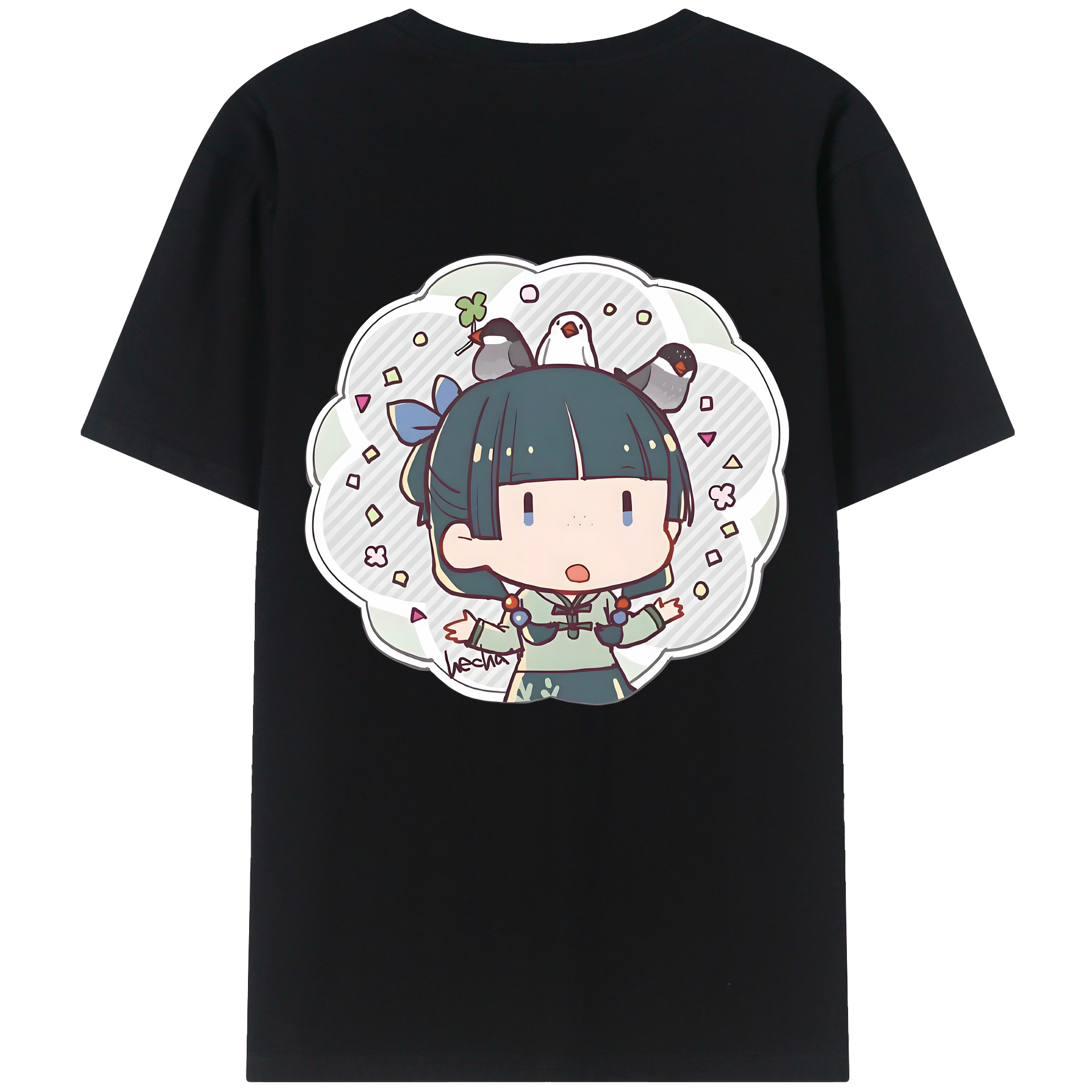 （画像用） 薬屋のひとりごと The Apothecary Diaries 綿100％半袖Tシャツ（背面プリント）