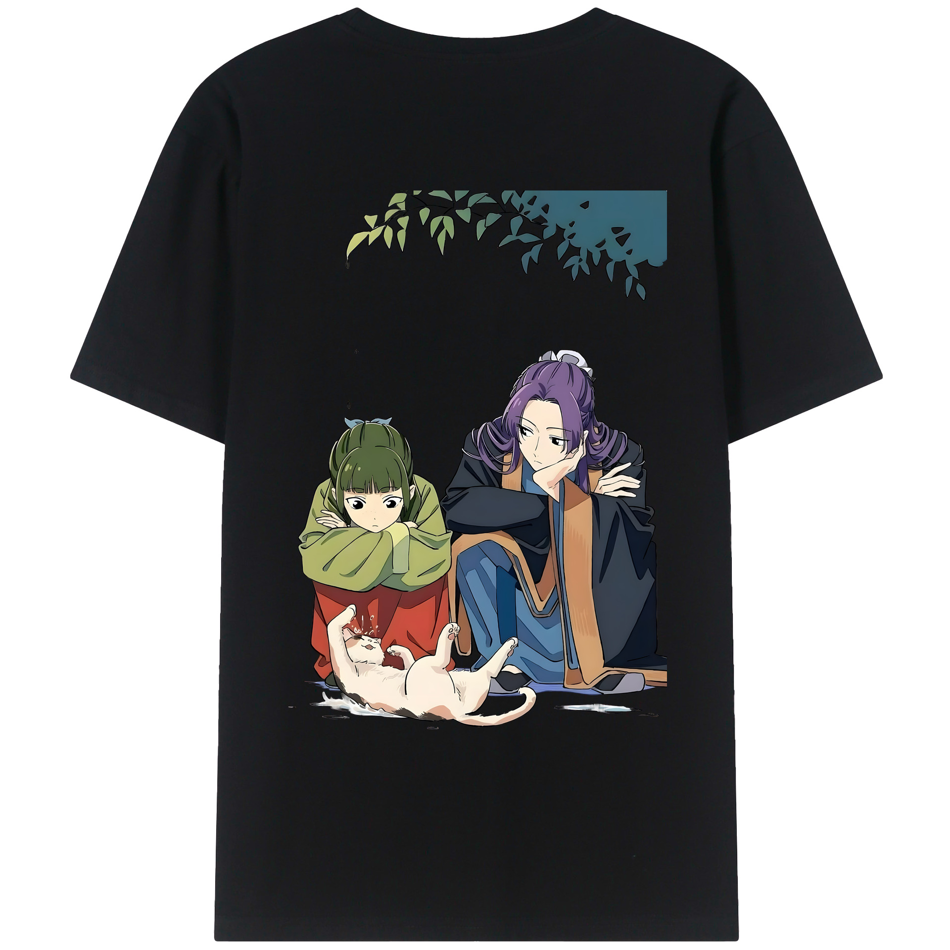 （画像用） 薬屋のひとりごと The Apothecary Diaries 綿100％半袖Tシャツ（背面プリント）