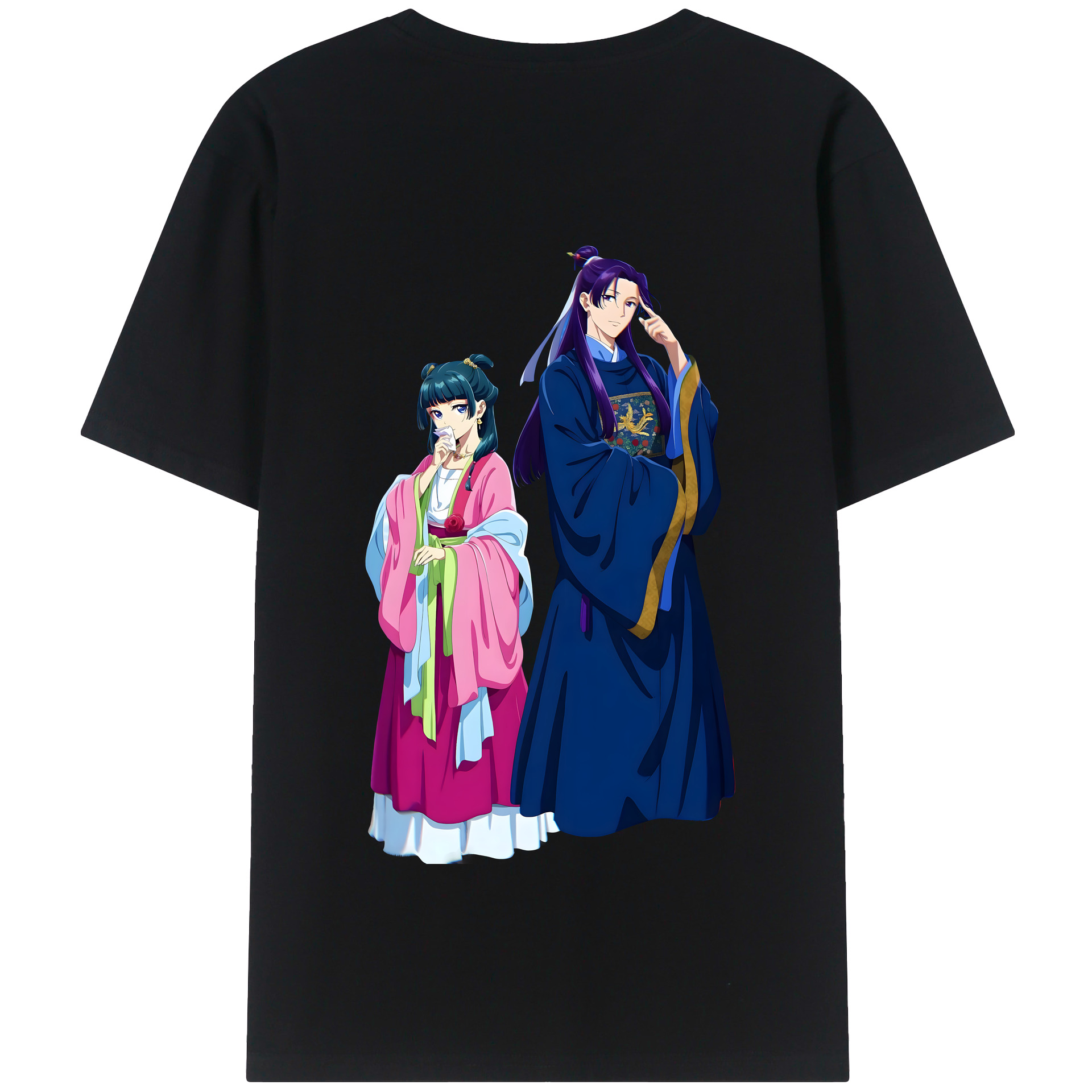 （画像用） 薬屋のひとりごと The Apothecary Diaries 綿100％半袖Tシャツ（背面プリント）