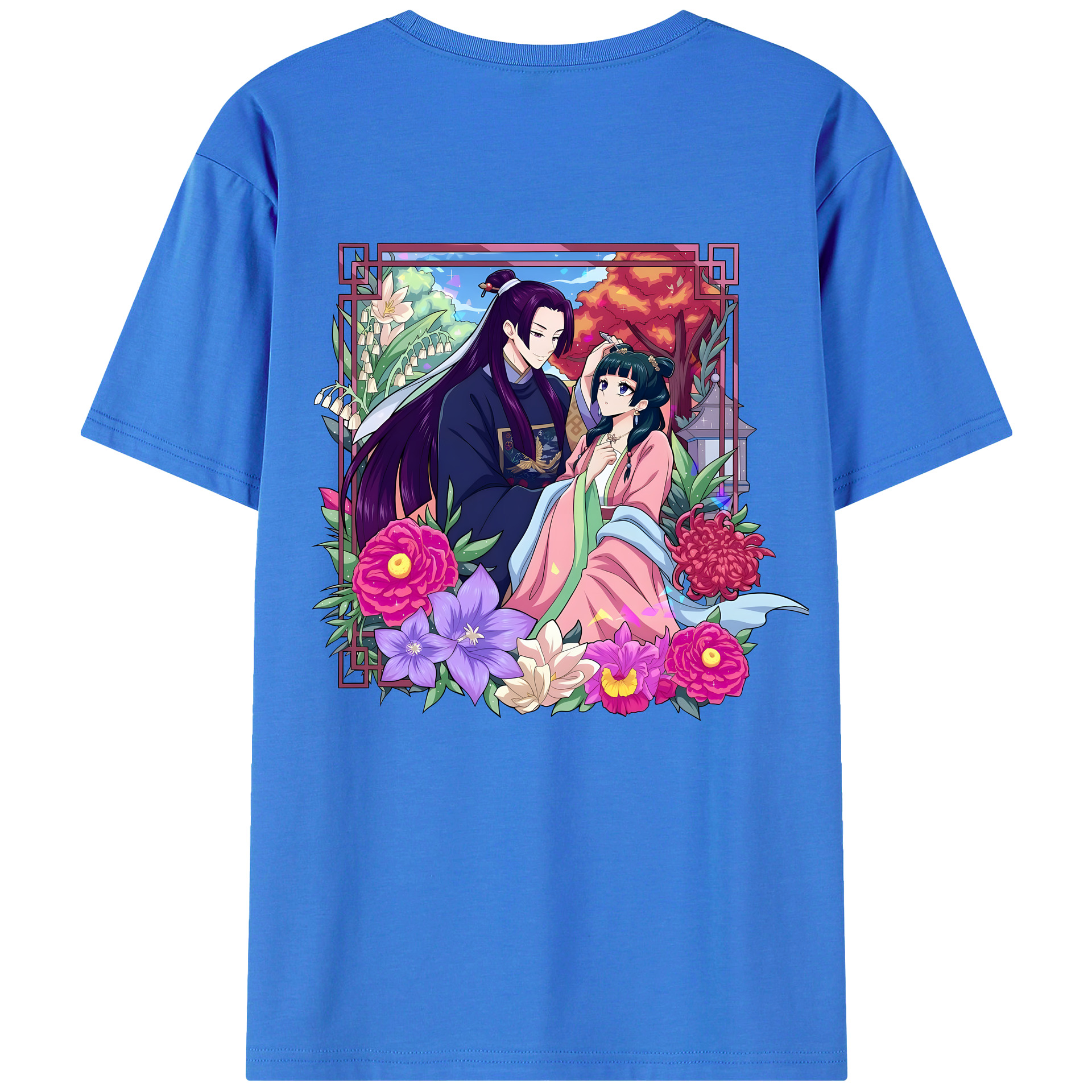 （画像用） 薬屋のひとりごと The Apothecary Diaries 綿100％半袖Tシャツ（背面プリント）