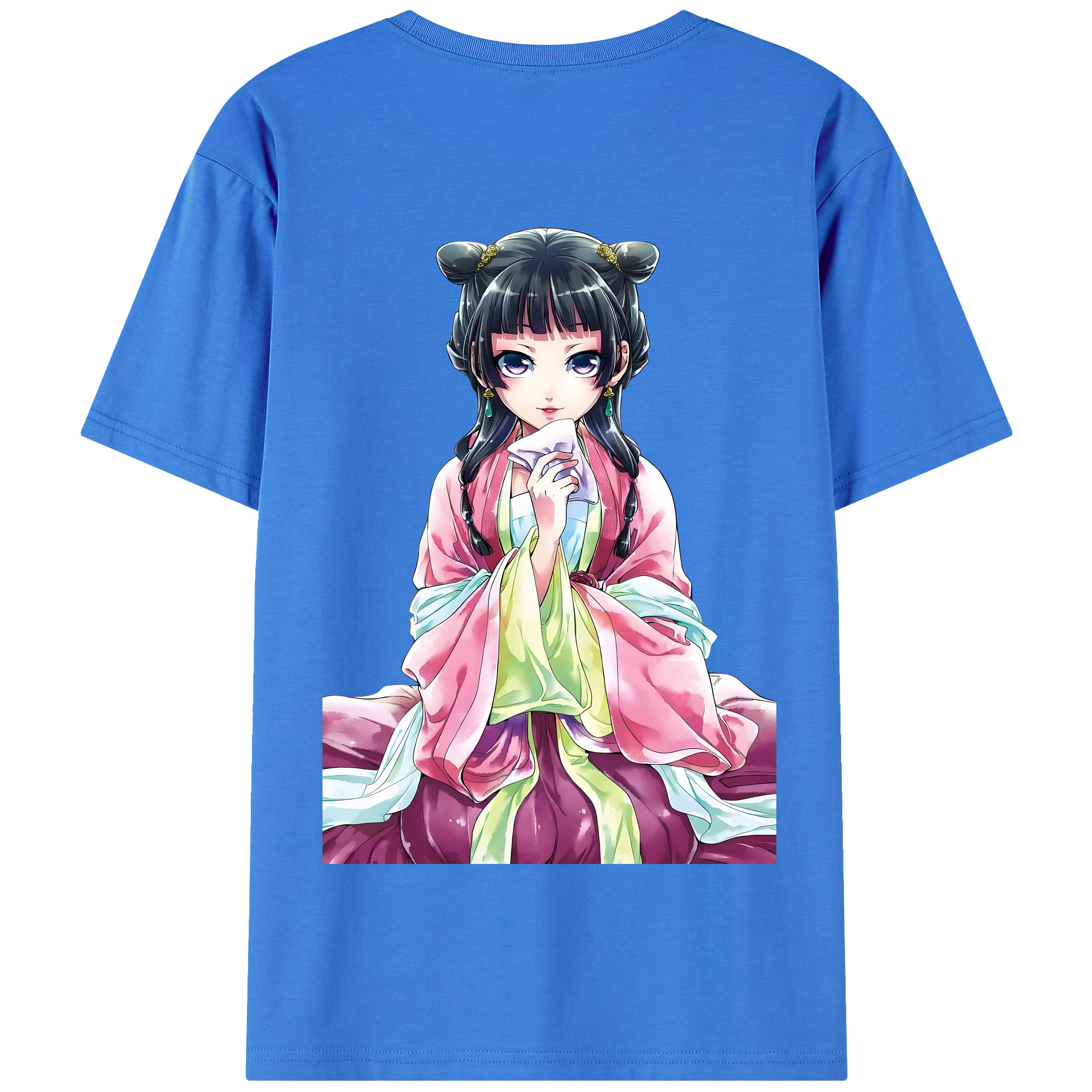 （画像用） 薬屋のひとりごと The Apothecary Diaries 綿100％半袖Tシャツ（背面プリント）