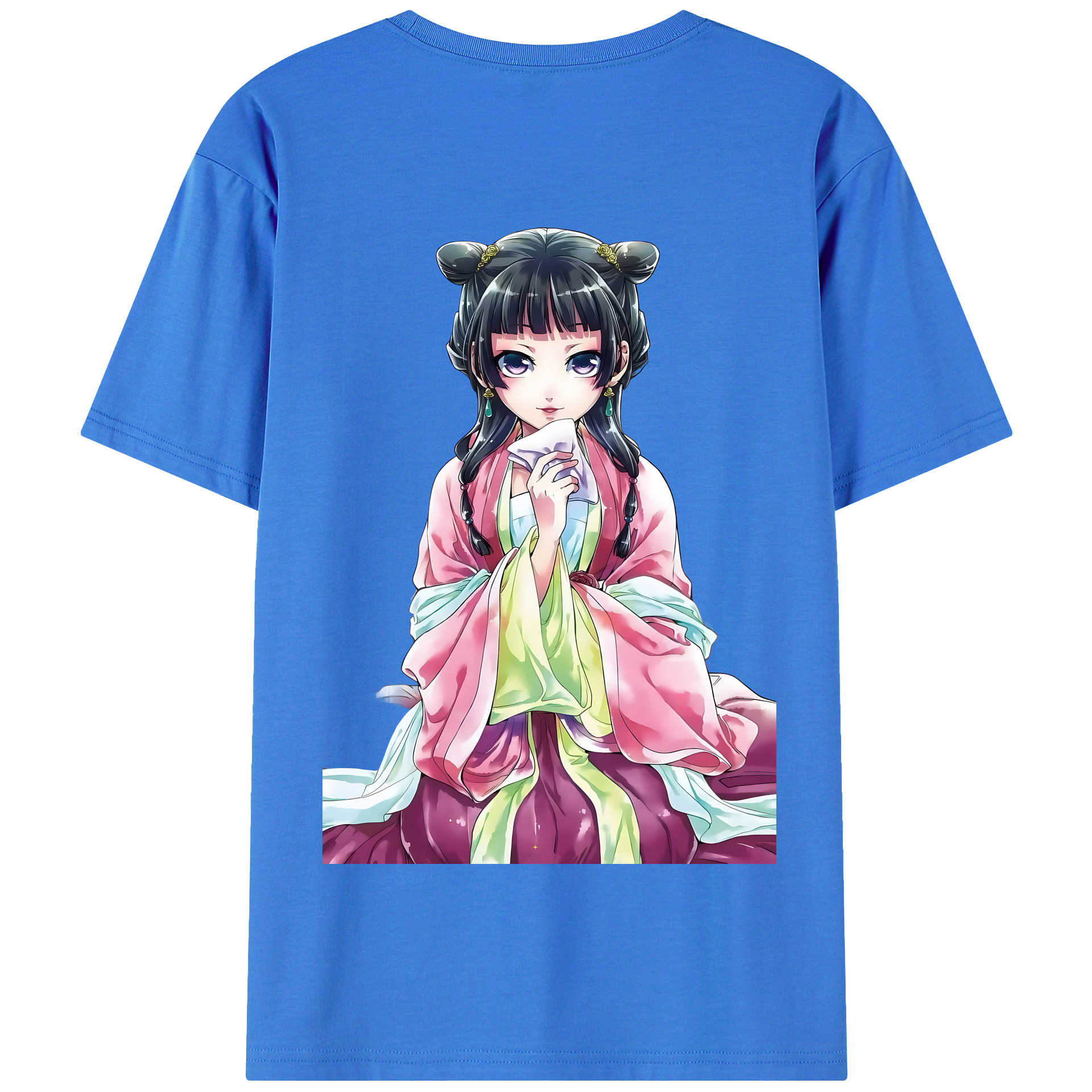 （画像用） 薬屋のひとりごと The Apothecary Diaries 綿100％半袖Tシャツ（背面プリント）