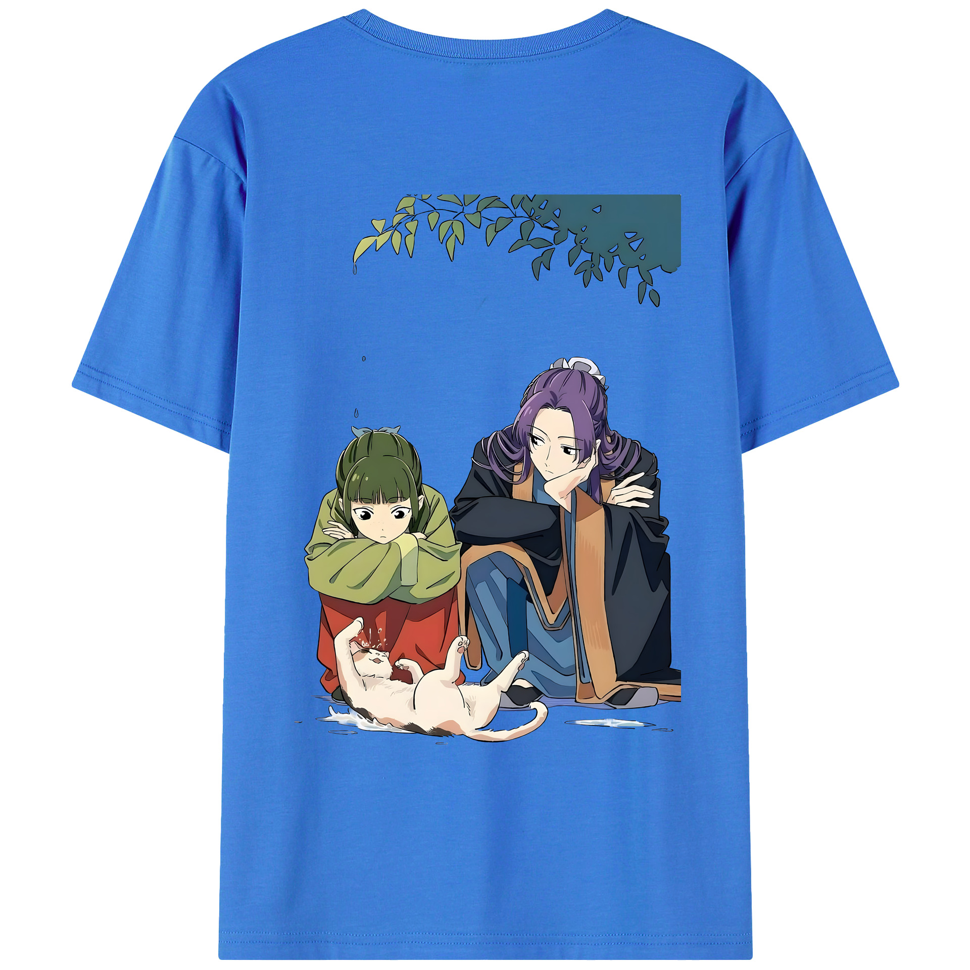 （画像用） 薬屋のひとりごと The Apothecary Diaries 綿100％半袖Tシャツ（背面プリント）