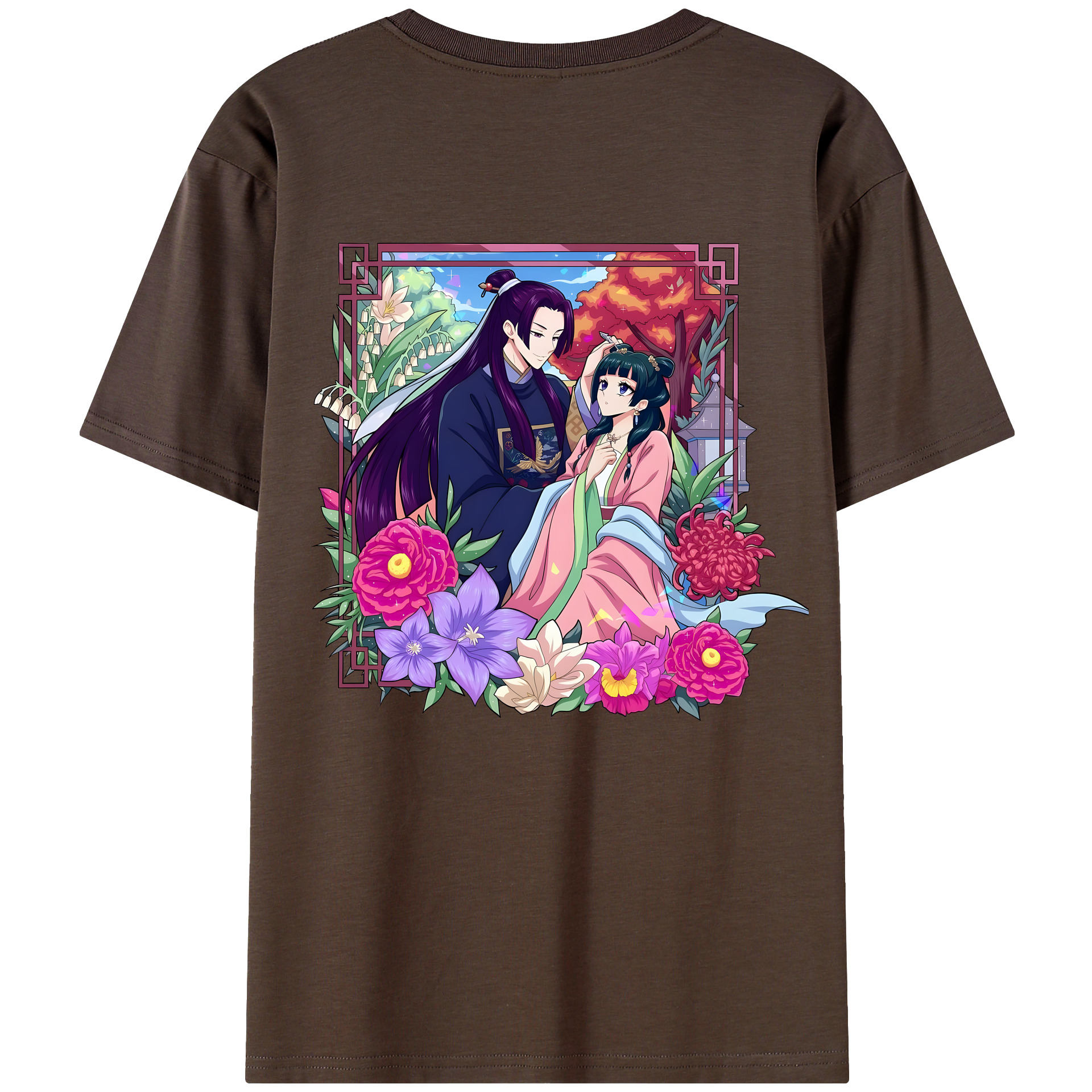 （画像用） 薬屋のひとりごと The Apothecary Diaries 綿100％半袖Tシャツ（背面プリント）