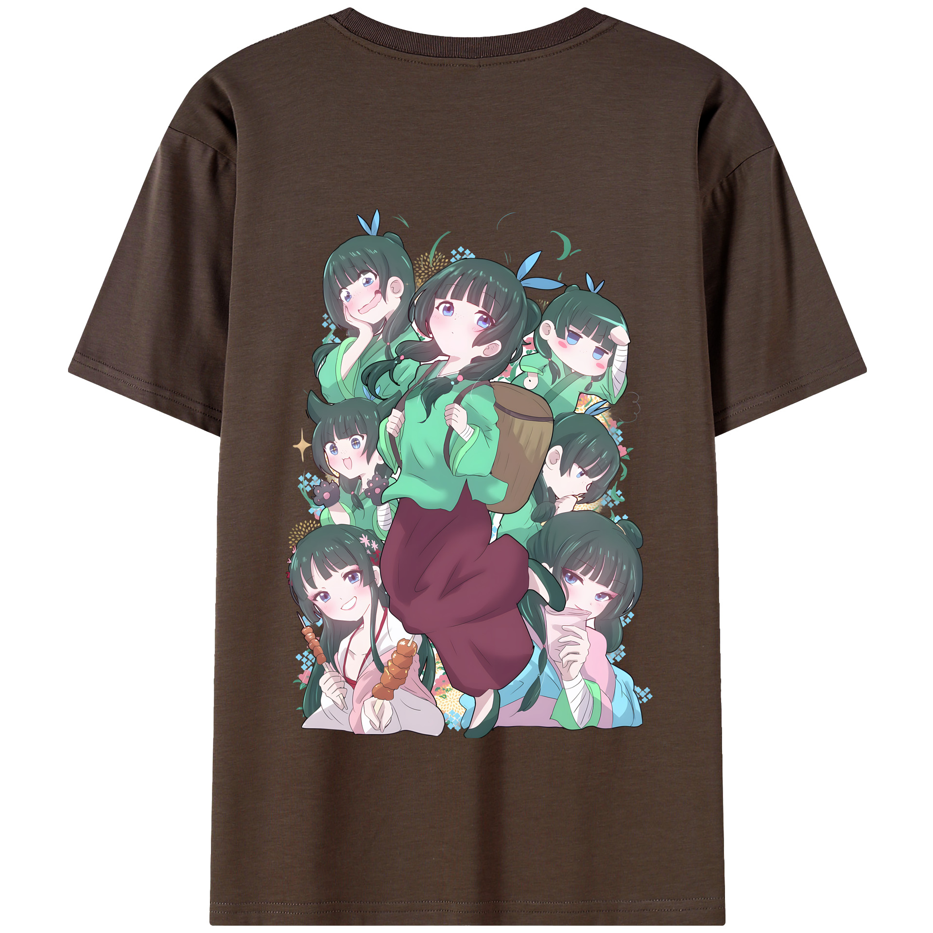（画像用） 薬屋のひとりごと The Apothecary Diaries 綿100％半袖Tシャツ（背面プリント）