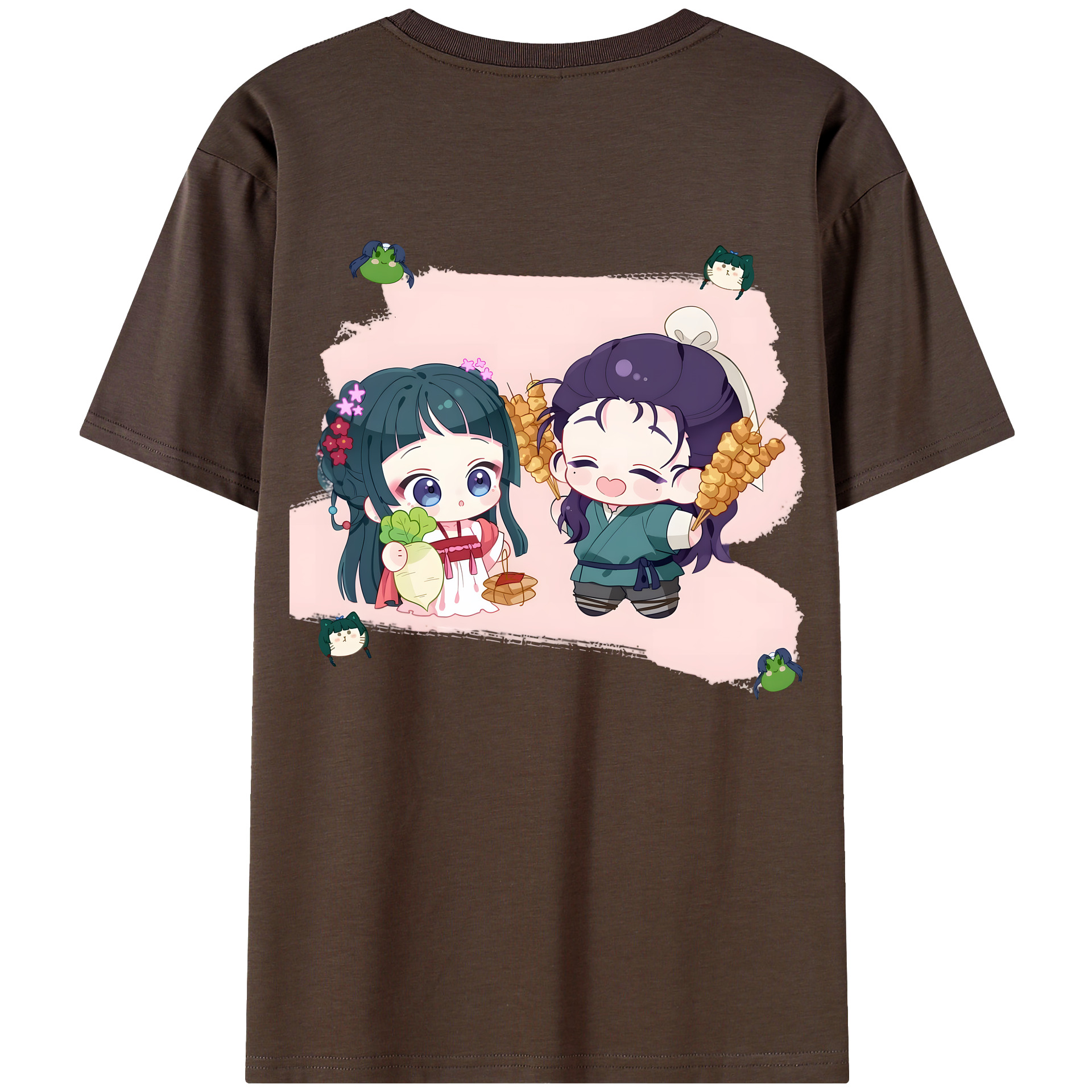 （画像用） 薬屋のひとりごと The Apothecary Diaries 綿100％半袖Tシャツ（背面プリント）