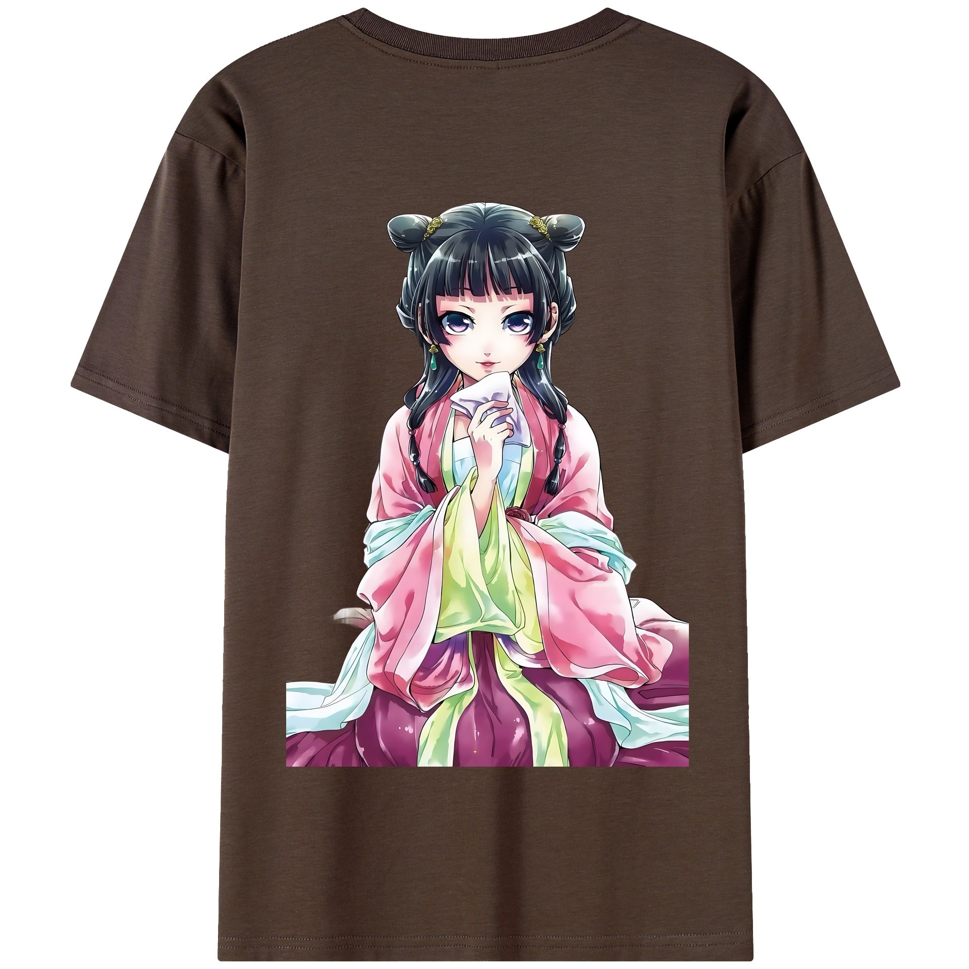 （画像用） 薬屋のひとりごと The Apothecary Diaries 綿100％半袖Tシャツ（背面プリント）