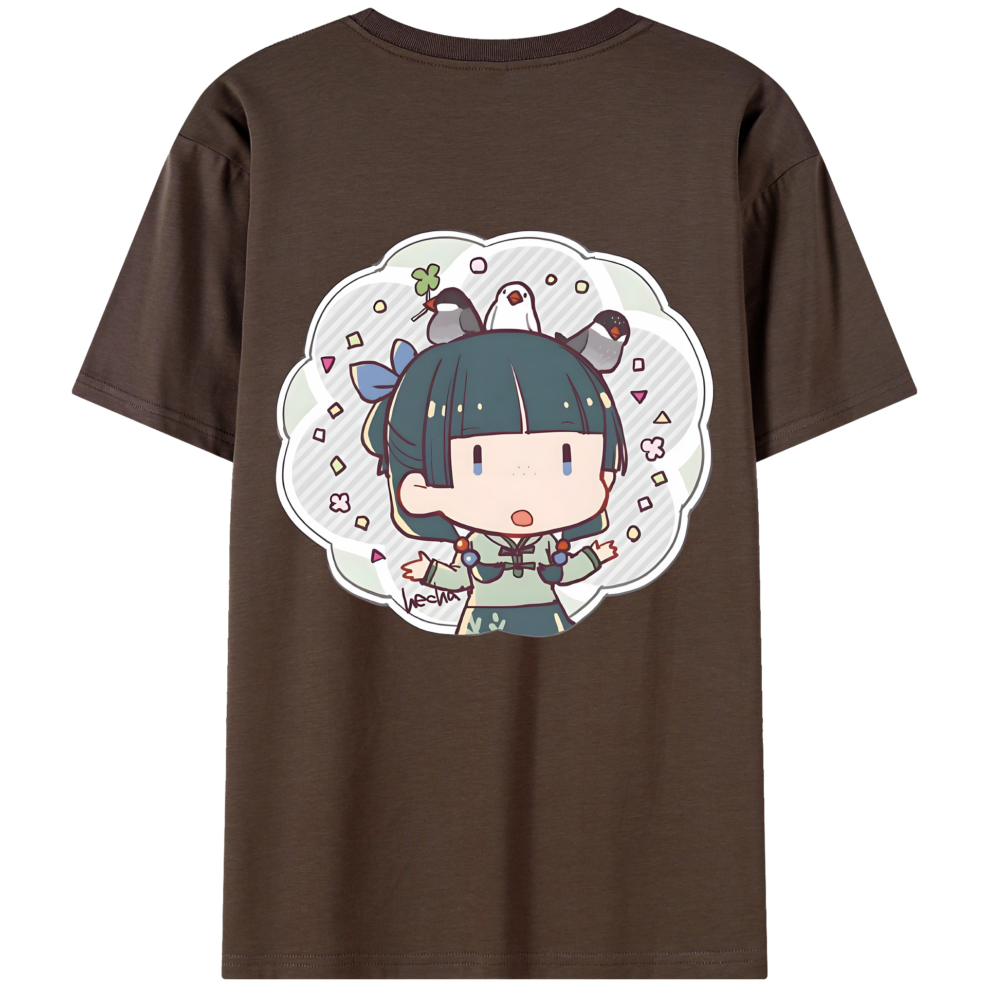 （画像用） 薬屋のひとりごと The Apothecary Diaries 綿100％半袖Tシャツ（背面プリント）