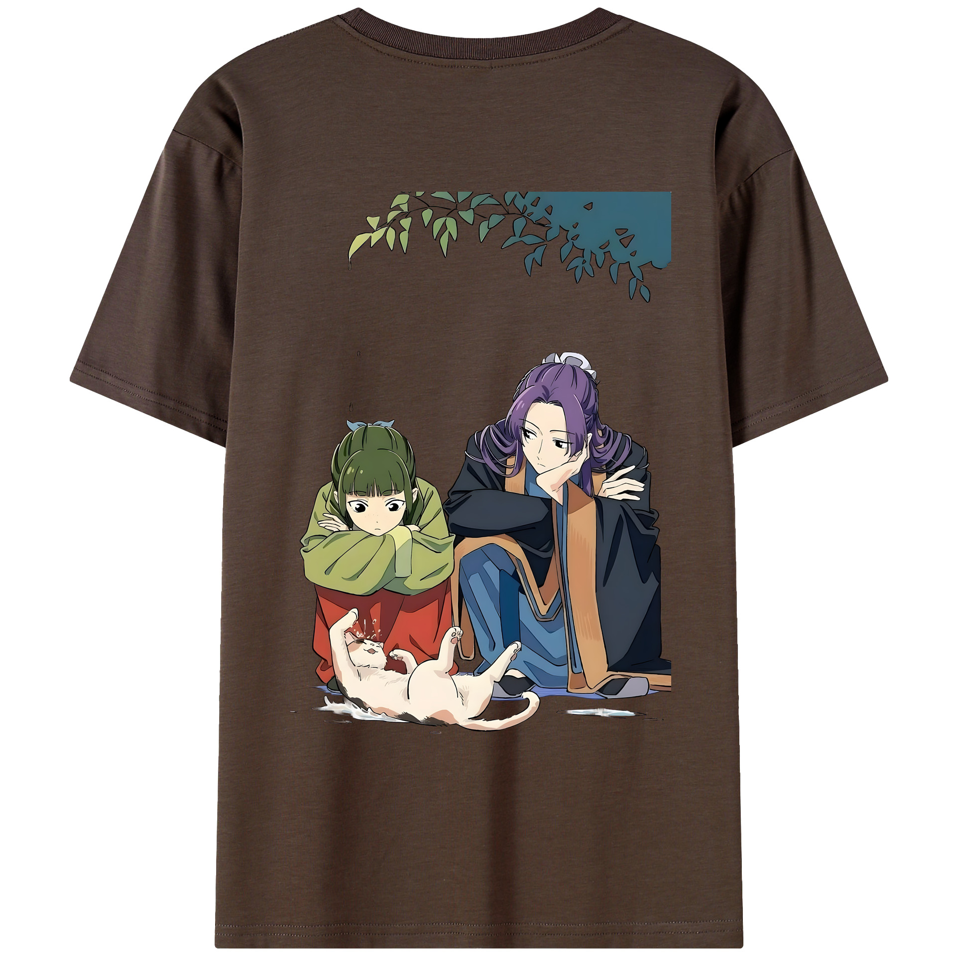 （画像用） 薬屋のひとりごと The Apothecary Diaries 綿100％半袖Tシャツ（背面プリント）