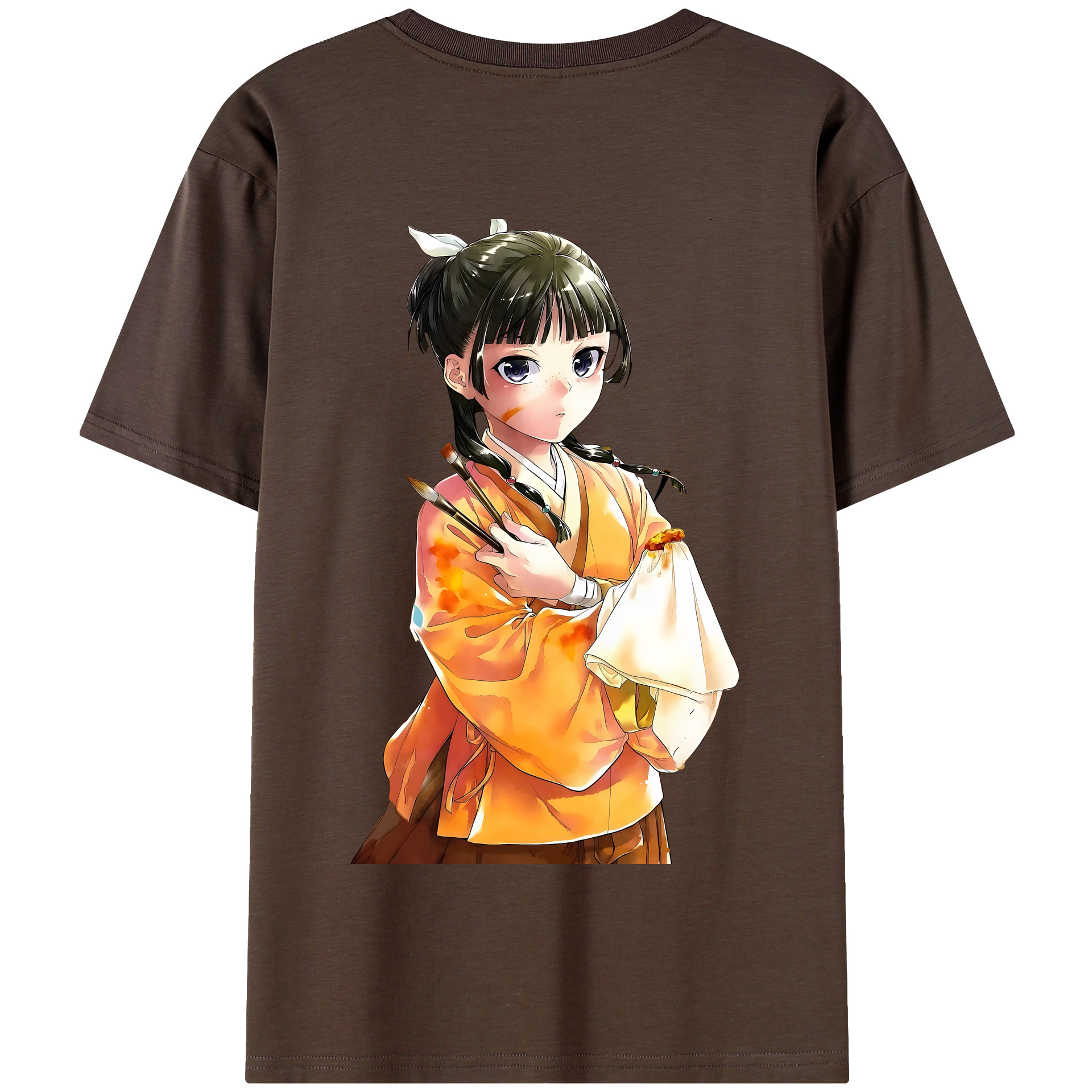 （画像用） 薬屋のひとりごと The Apothecary Diaries 綿100％半袖Tシャツ（背面プリント）
