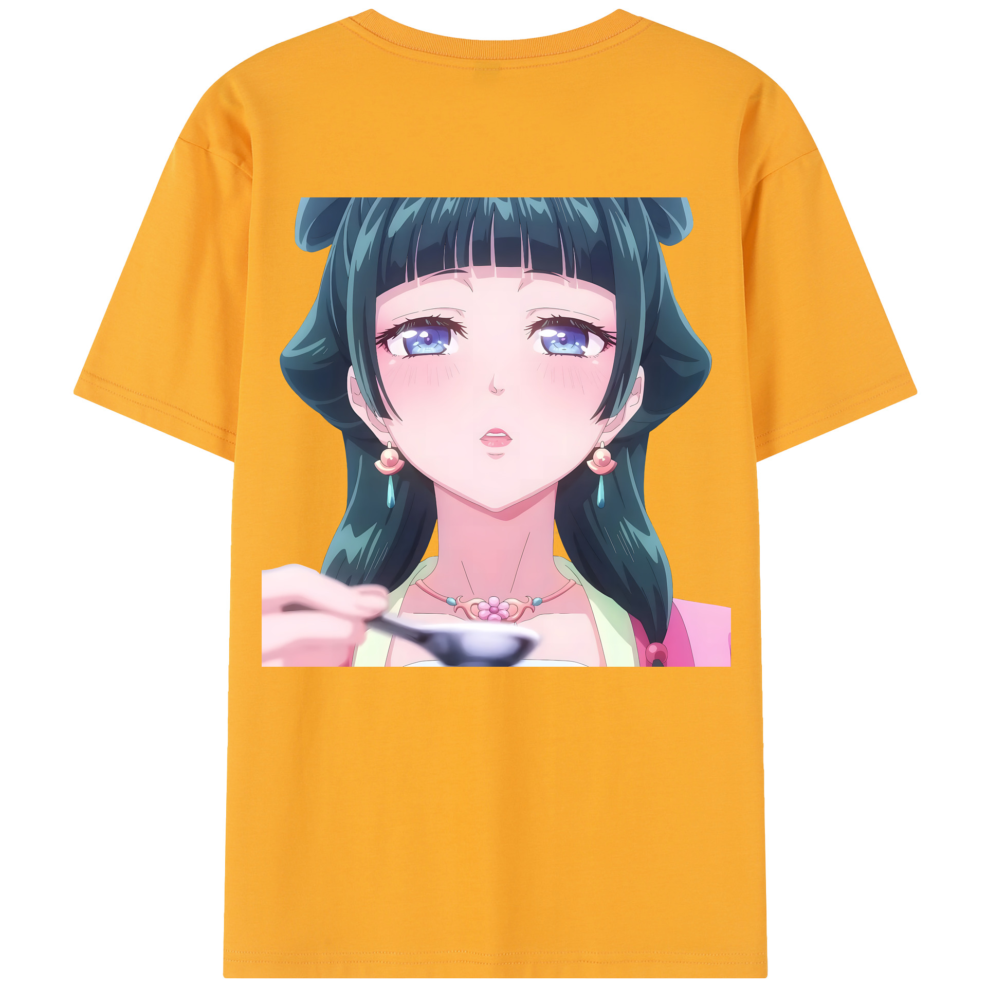 （画像用） 薬屋のひとりごと The Apothecary Diaries 綿100％半袖Tシャツ（背面プリント）
